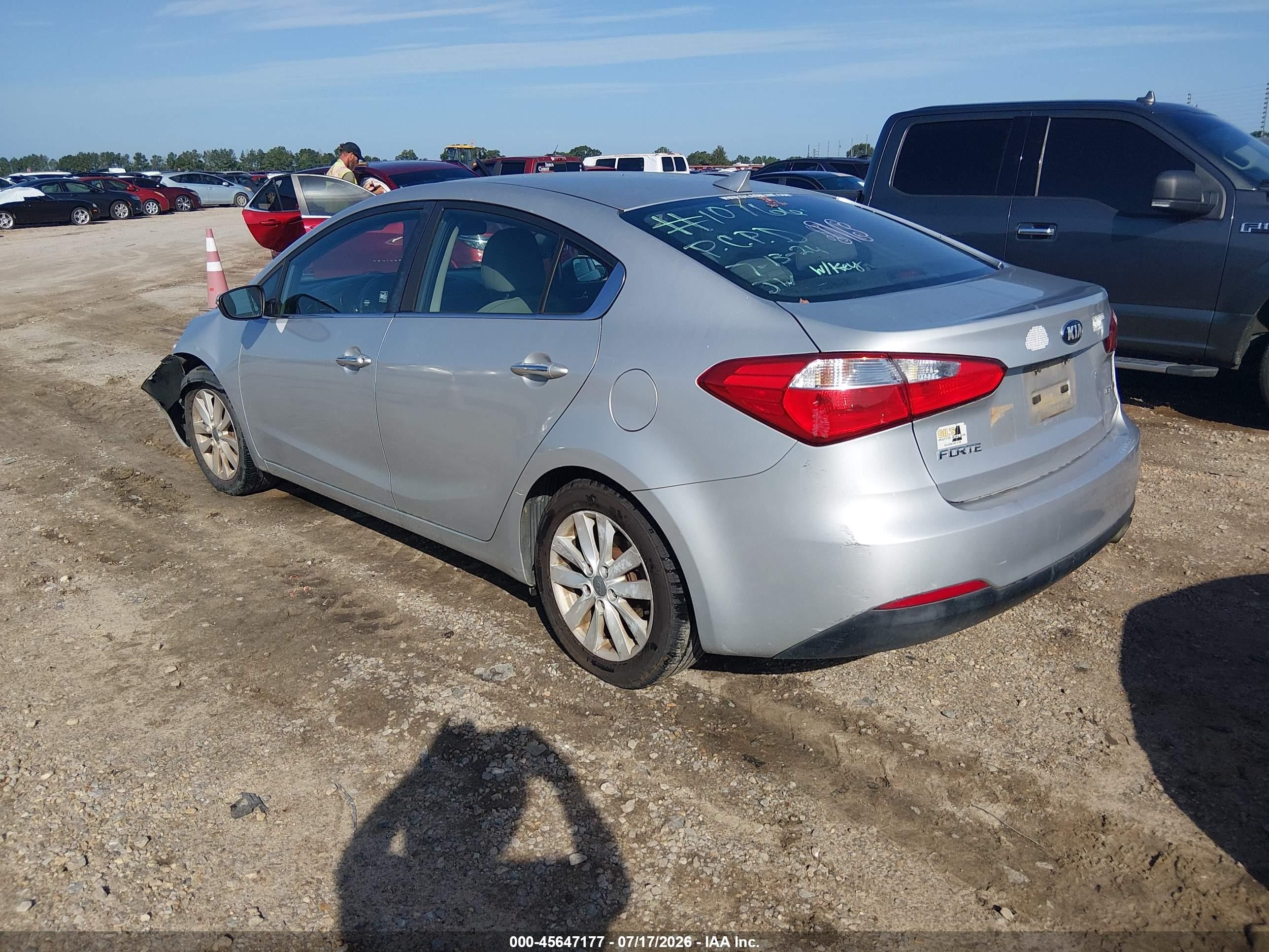 2015 Kia Forte Ex Silver vin: KNAFX4A87F5331278
