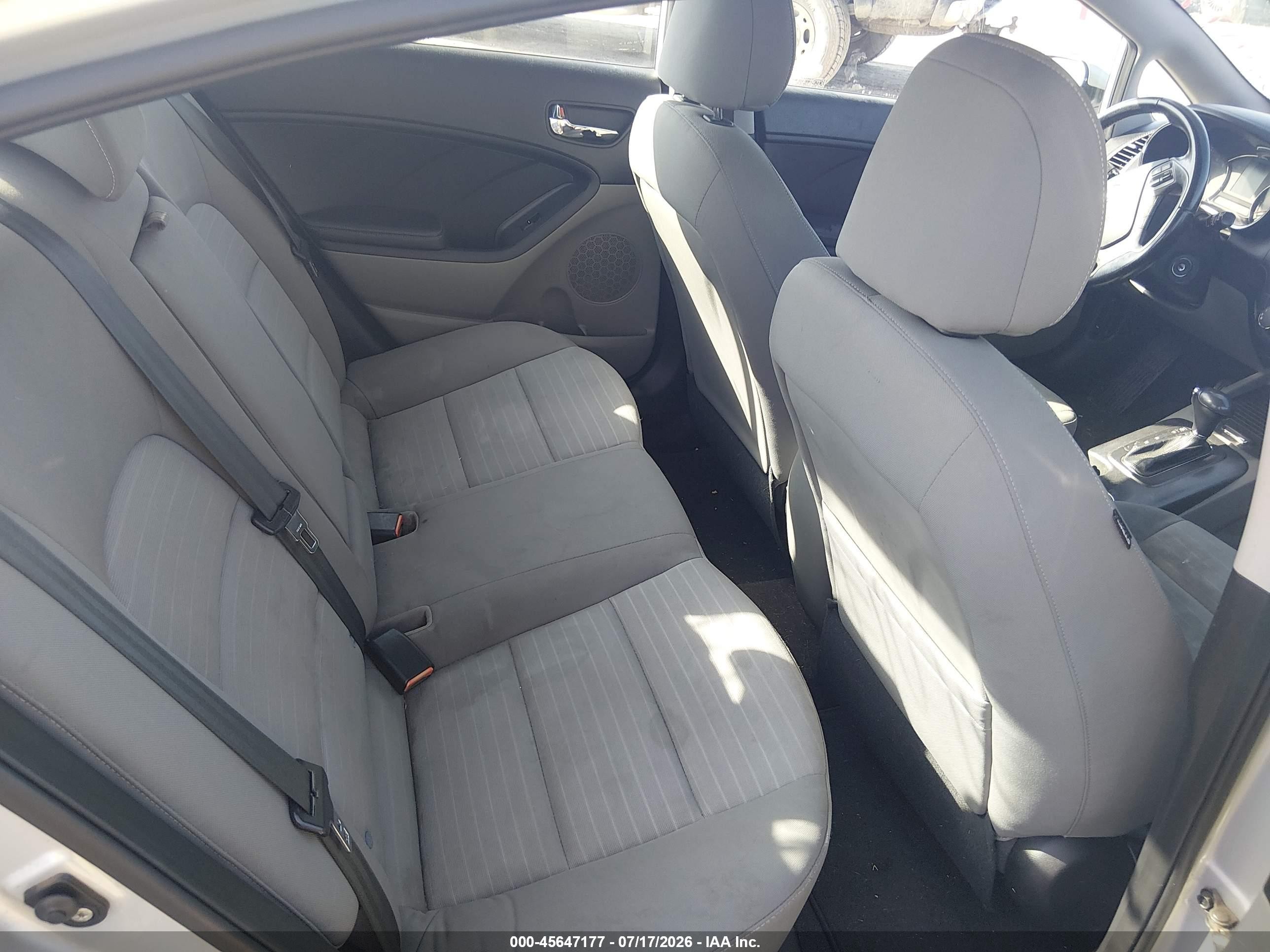 2015 Kia Forte Ex Silver vin: KNAFX4A87F5331278