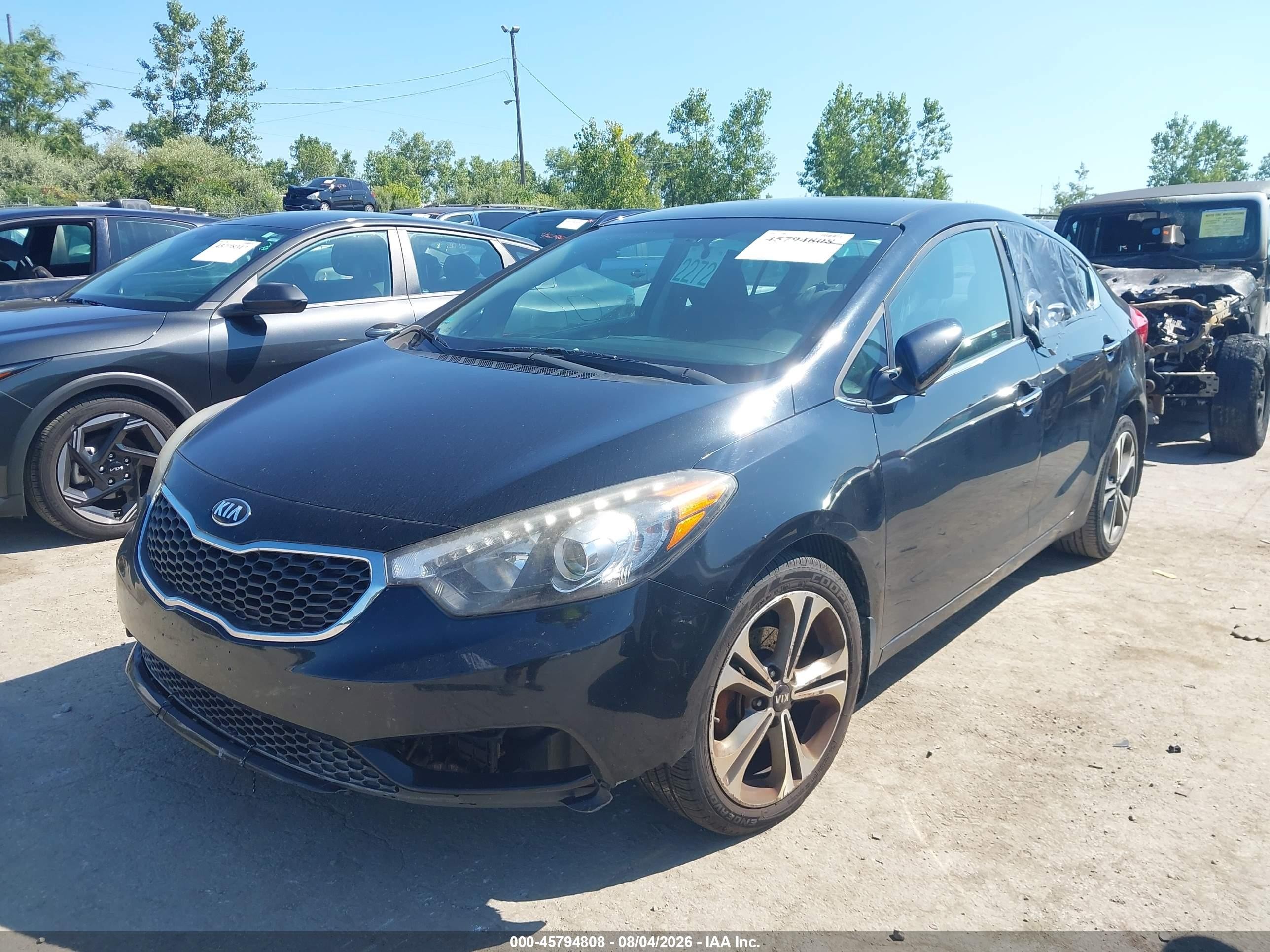 2015 Kia Forte Ex Black vin: KNAFX4A87F5350249