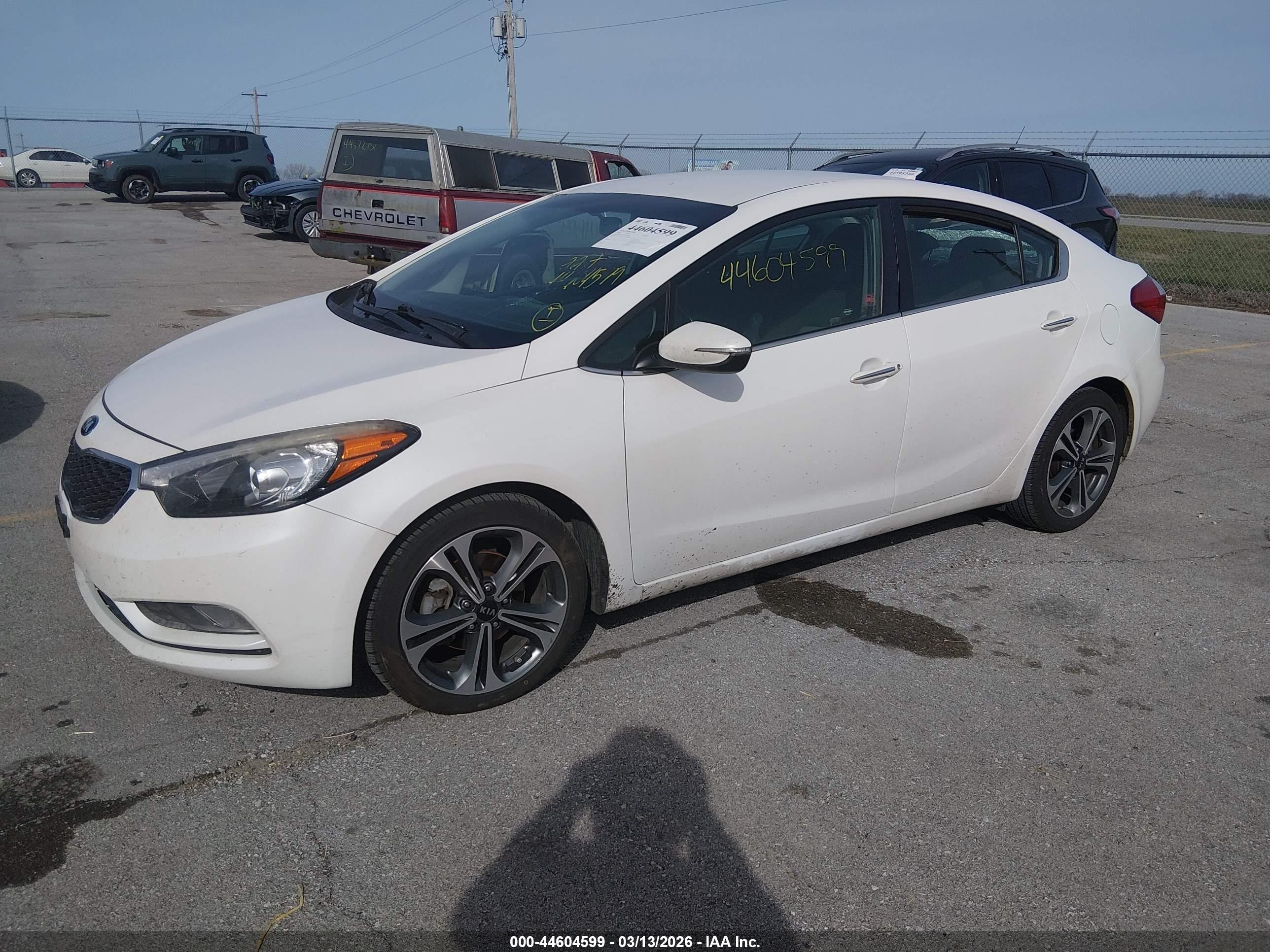 2016 Kia Forte Ex White vin: KNAFX4A87G5451468