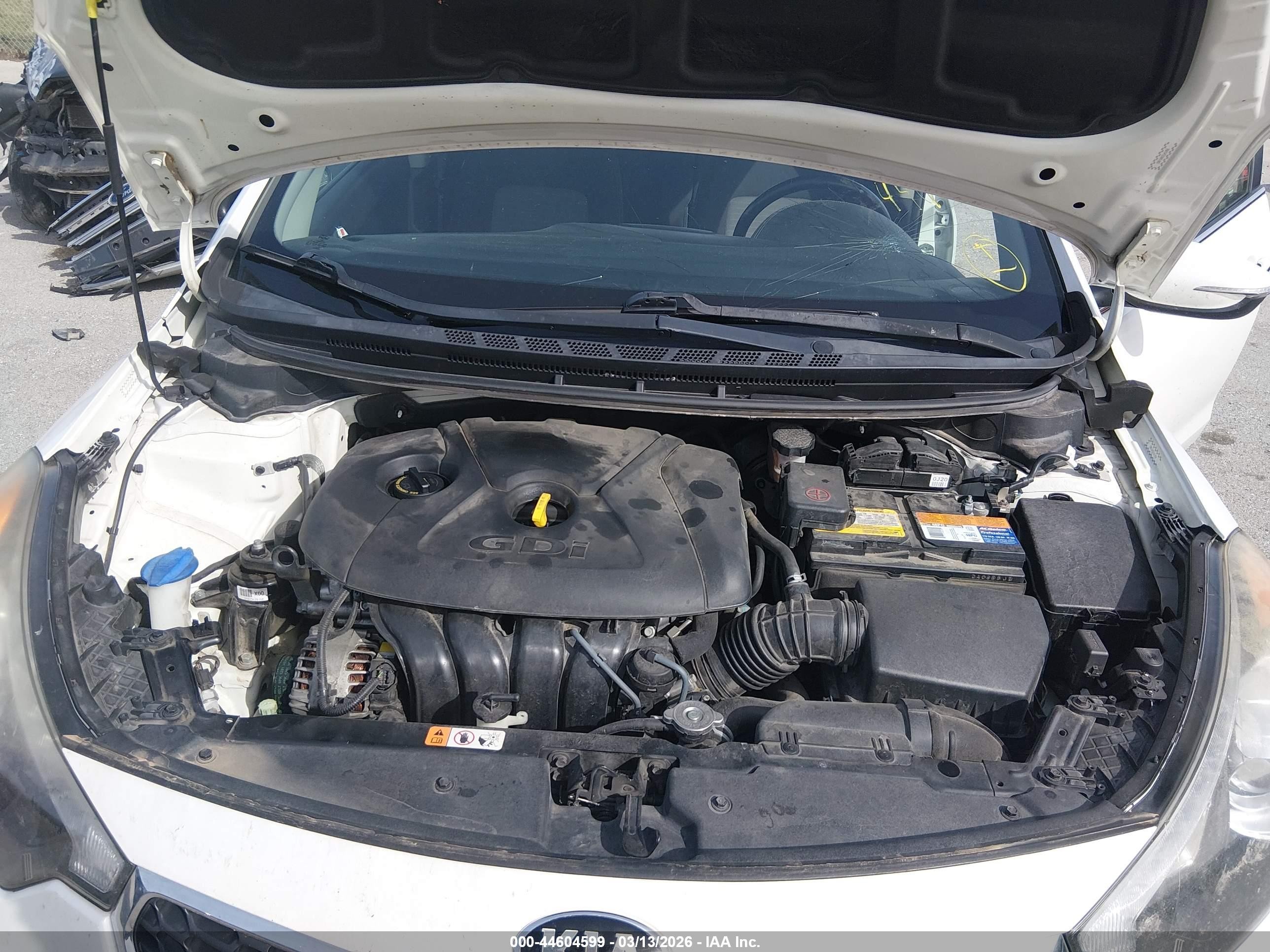 2016 Kia Forte Ex White vin: KNAFX4A87G5451468