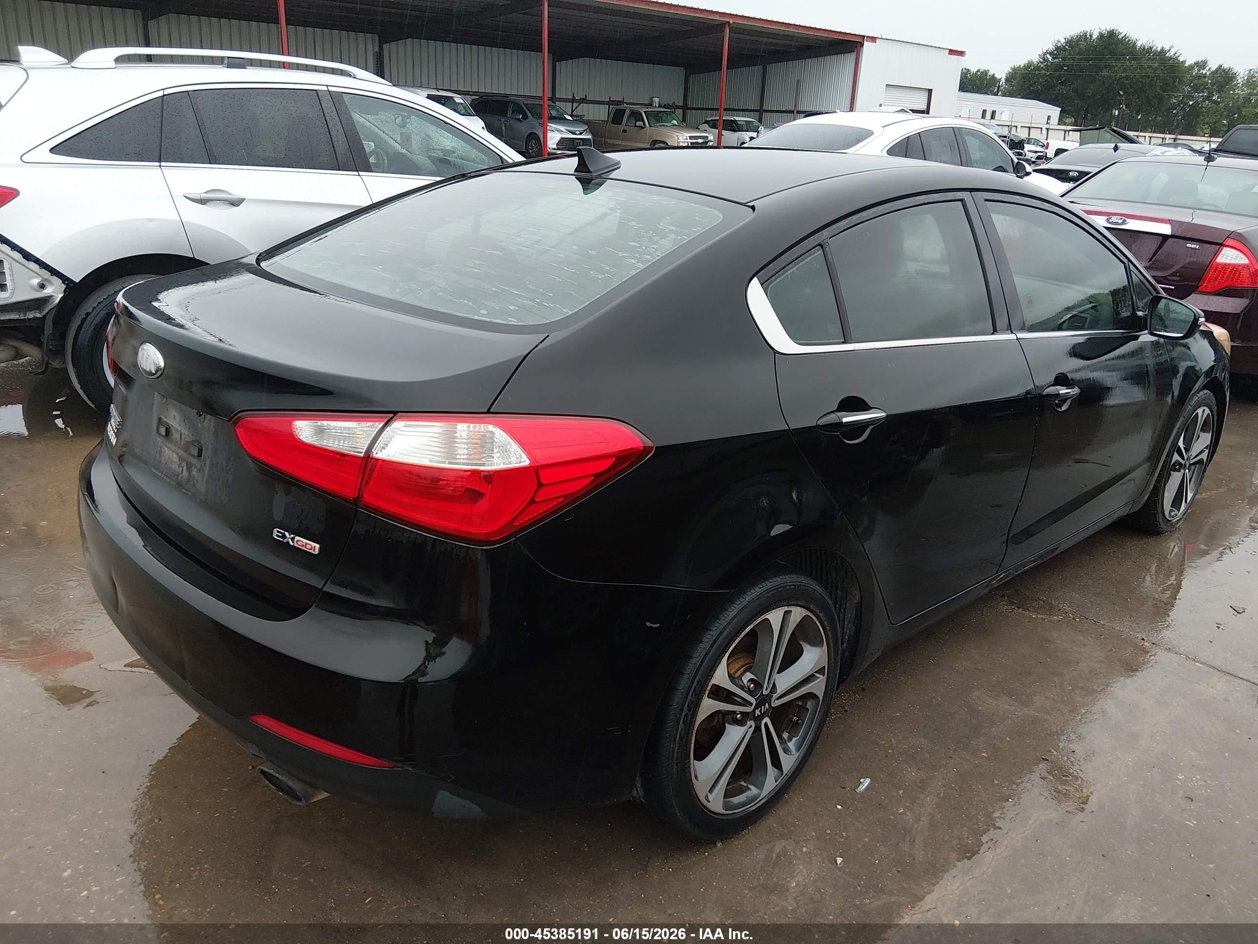 2014 Kia Forte Ex Black vin: KNAFX4A88E5059368