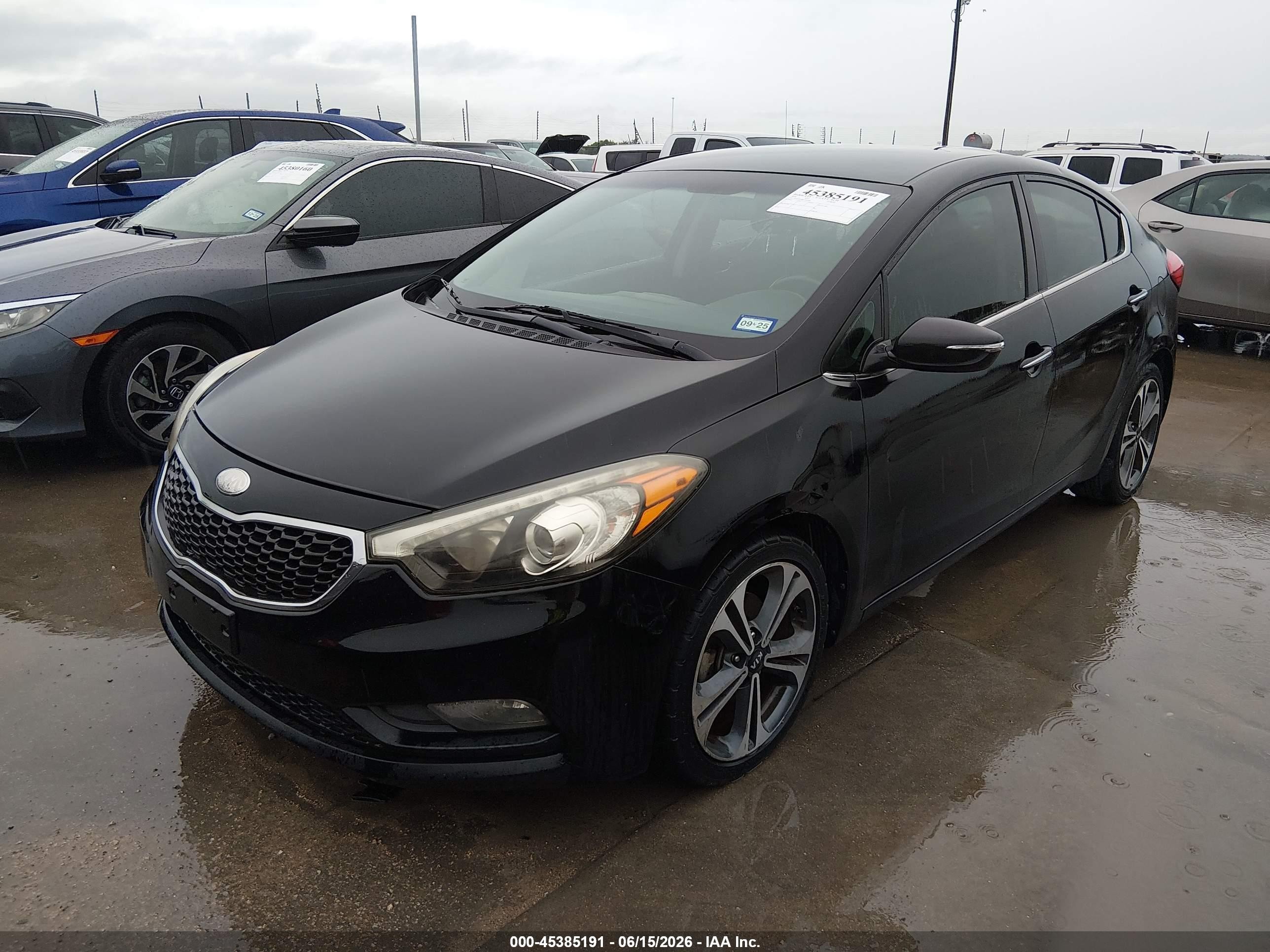 2014 Kia Forte Ex Black vin: KNAFX4A88E5059368