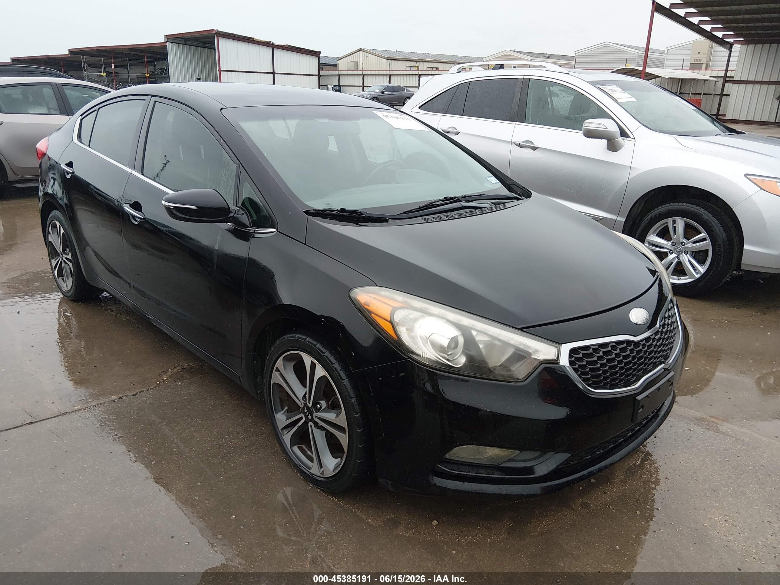 2014 Kia Forte Ex Black vin: KNAFX4A88E5059368