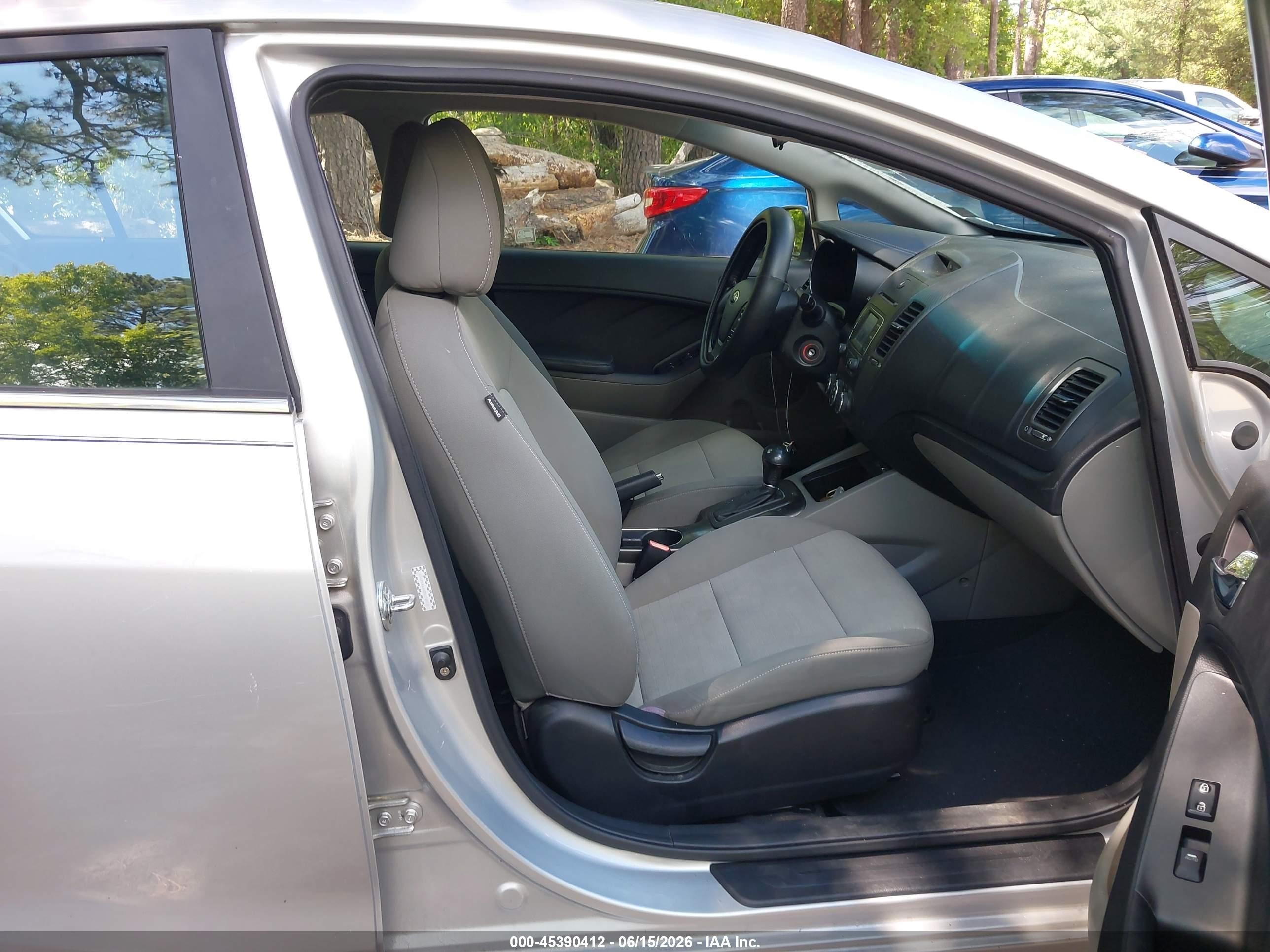 2014 Kia Forte Ex Gray vin: KNAFX4A88E5073013