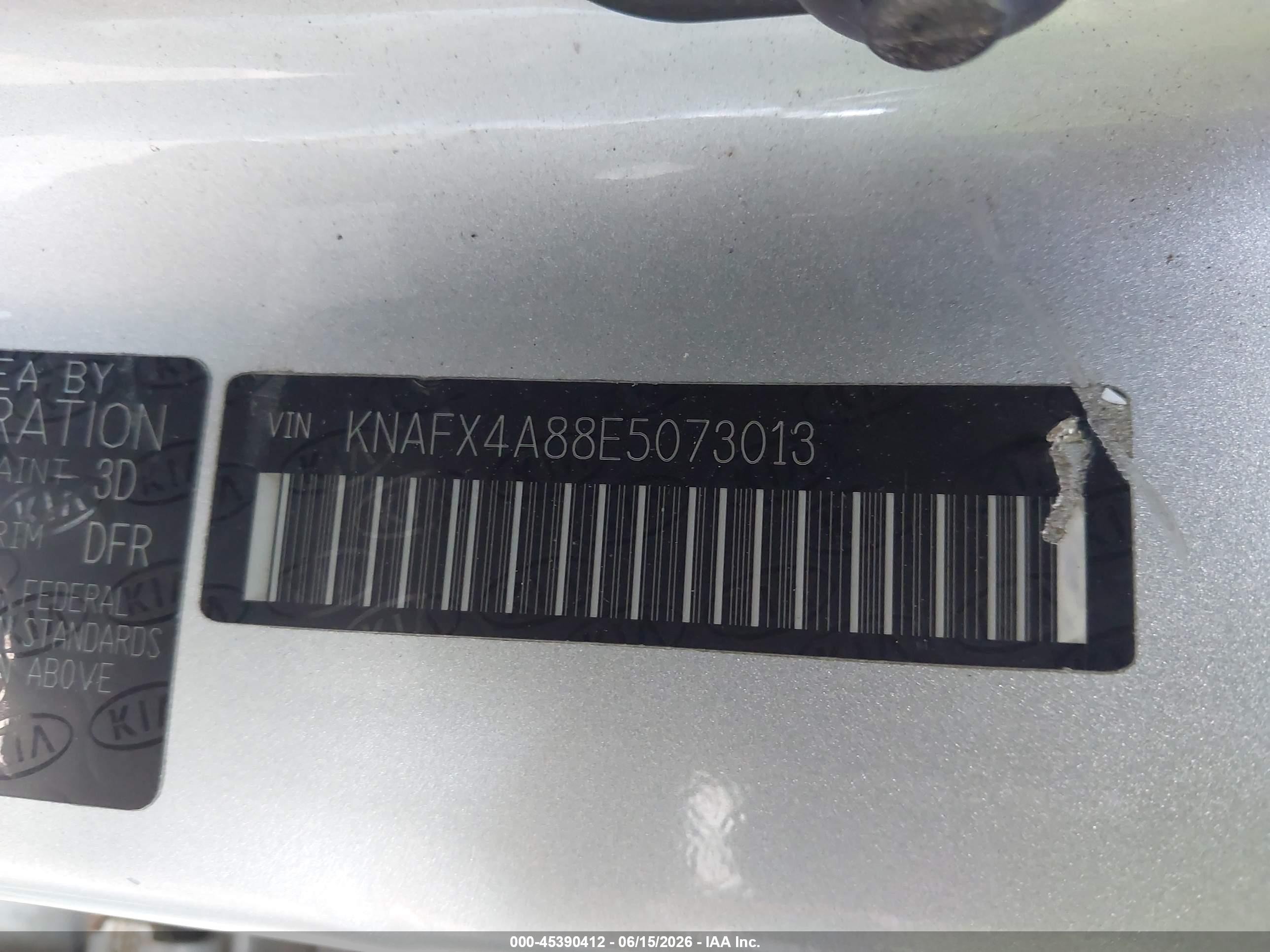2014 Kia Forte Ex Gray vin: KNAFX4A88E5073013
