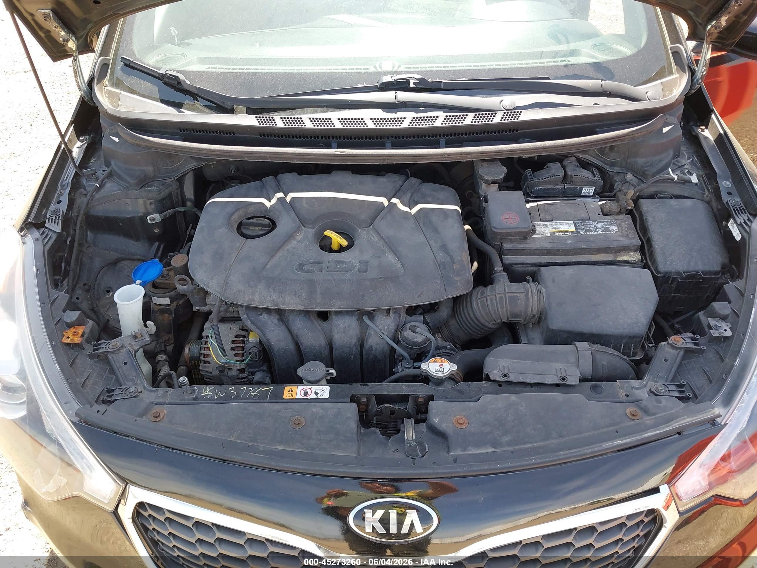 2014 Kia Forte Ex Black vin: KNAFX4A88E5206272