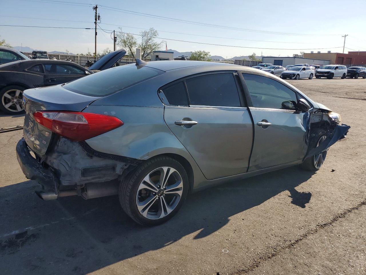2015 Kia Forte Ex Серый vin: KNAFX4A88F5347604