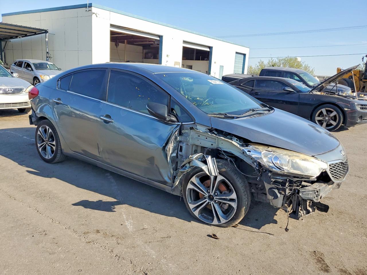 2015 Kia Forte Ex Серый vin: KNAFX4A88F5347604