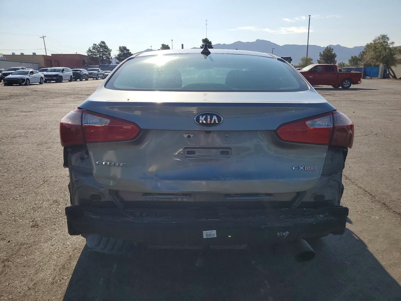2015 Kia Forte Ex Серый vin: KNAFX4A88F5347604