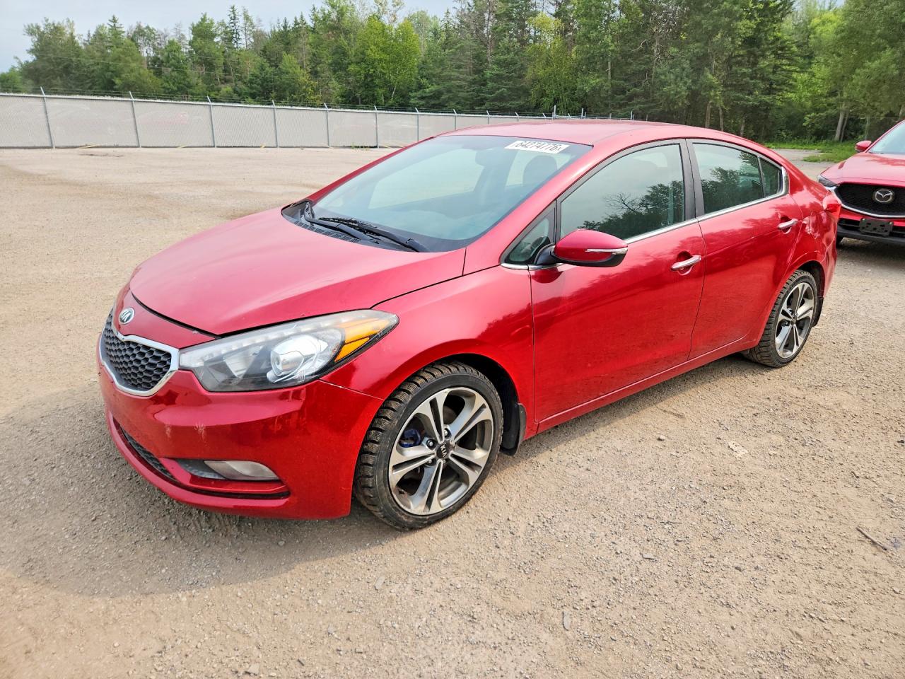 2015 Kia Forte Ex Red vin: KNAFX4A88F5431051