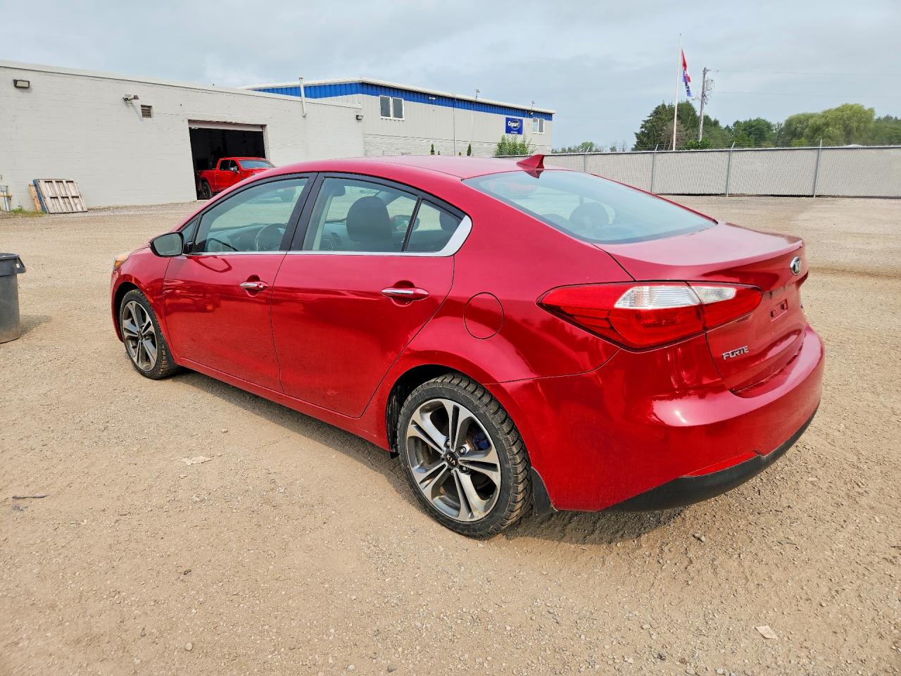 2015 Kia Forte Ex Красный vin: KNAFX4A88F5431051