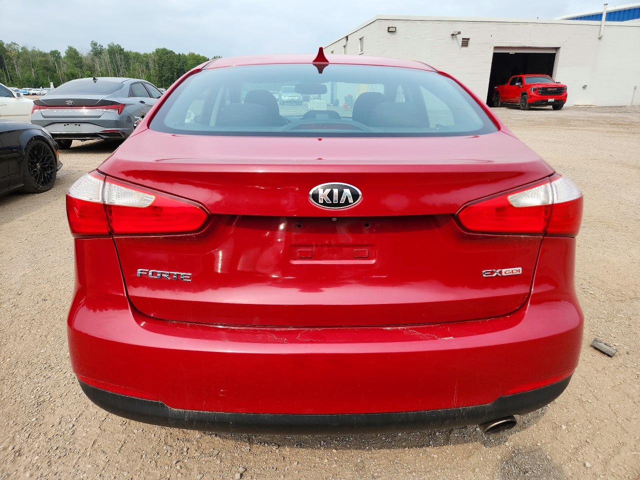 2015 Kia Forte Ex Красный vin: KNAFX4A88F5431051
