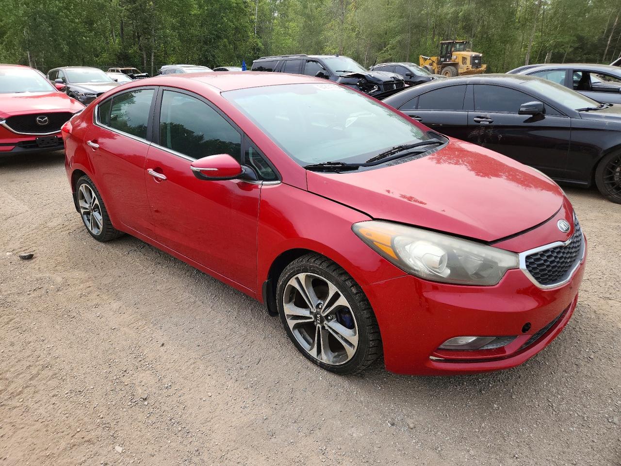 2015 Kia Forte Ex Красный vin: KNAFX4A88F5431051