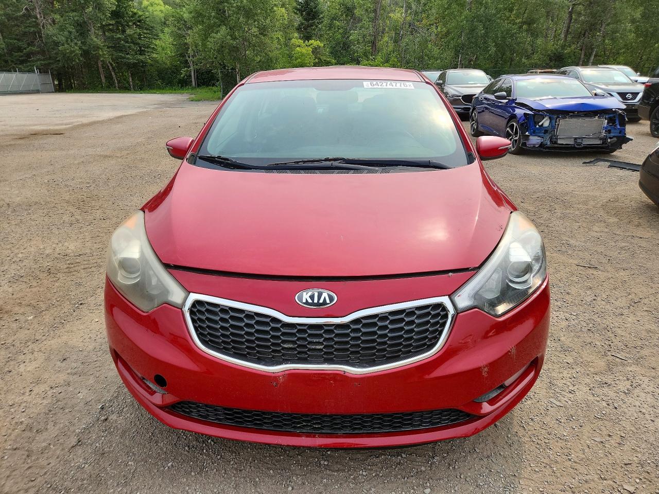 2015 Kia Forte Ex Красный vin: KNAFX4A88F5431051