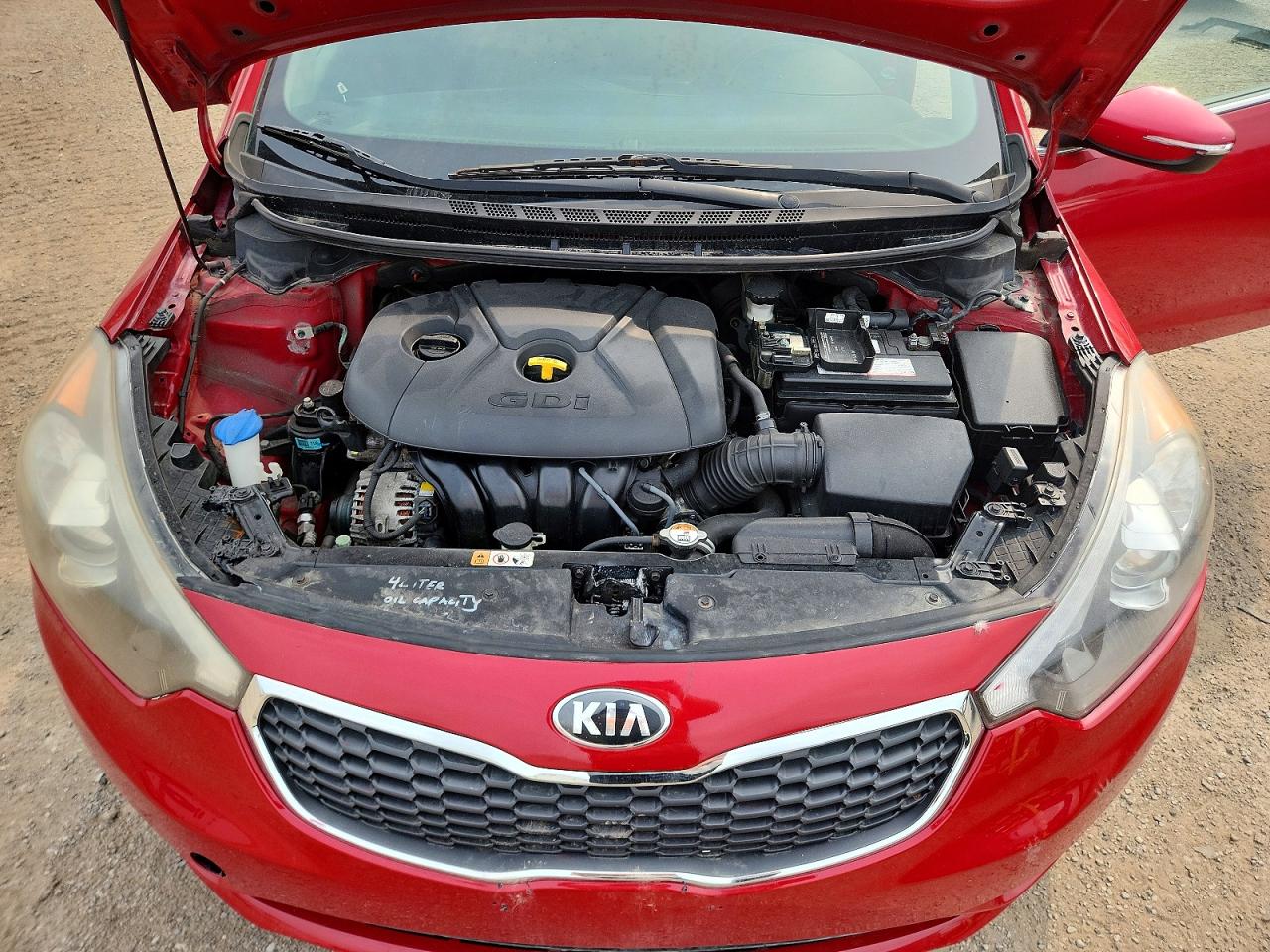 2015 Kia Forte Ex Красный vin: KNAFX4A88F5431051