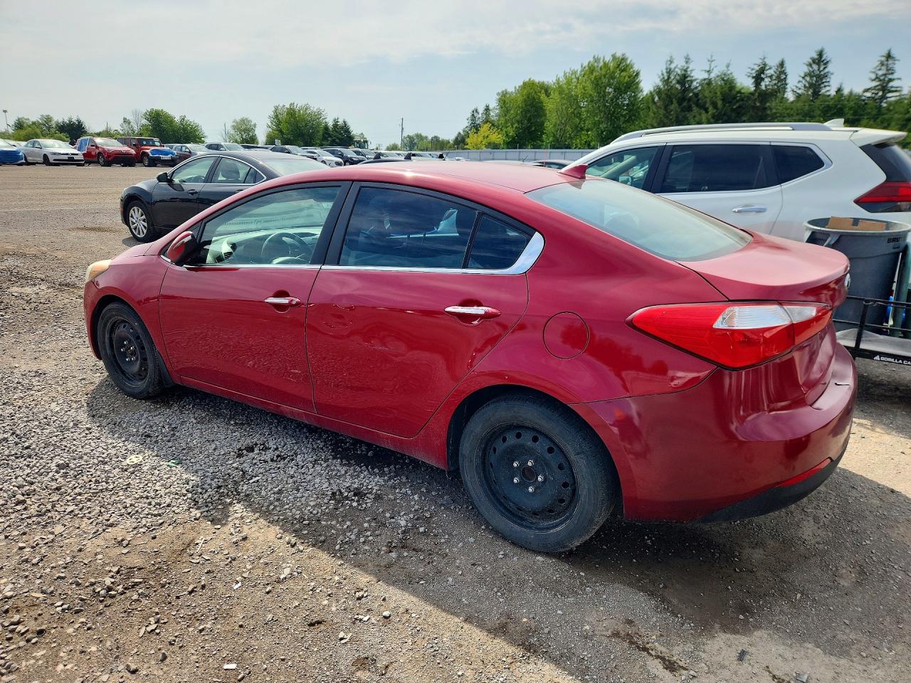 2015 Kia Forte Ex Красный vin: KNAFX4A88F5433737