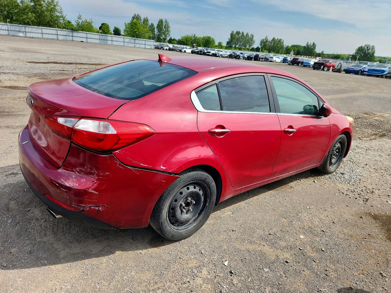 2015 Kia Forte Ex Красный vin: KNAFX4A88F5433737