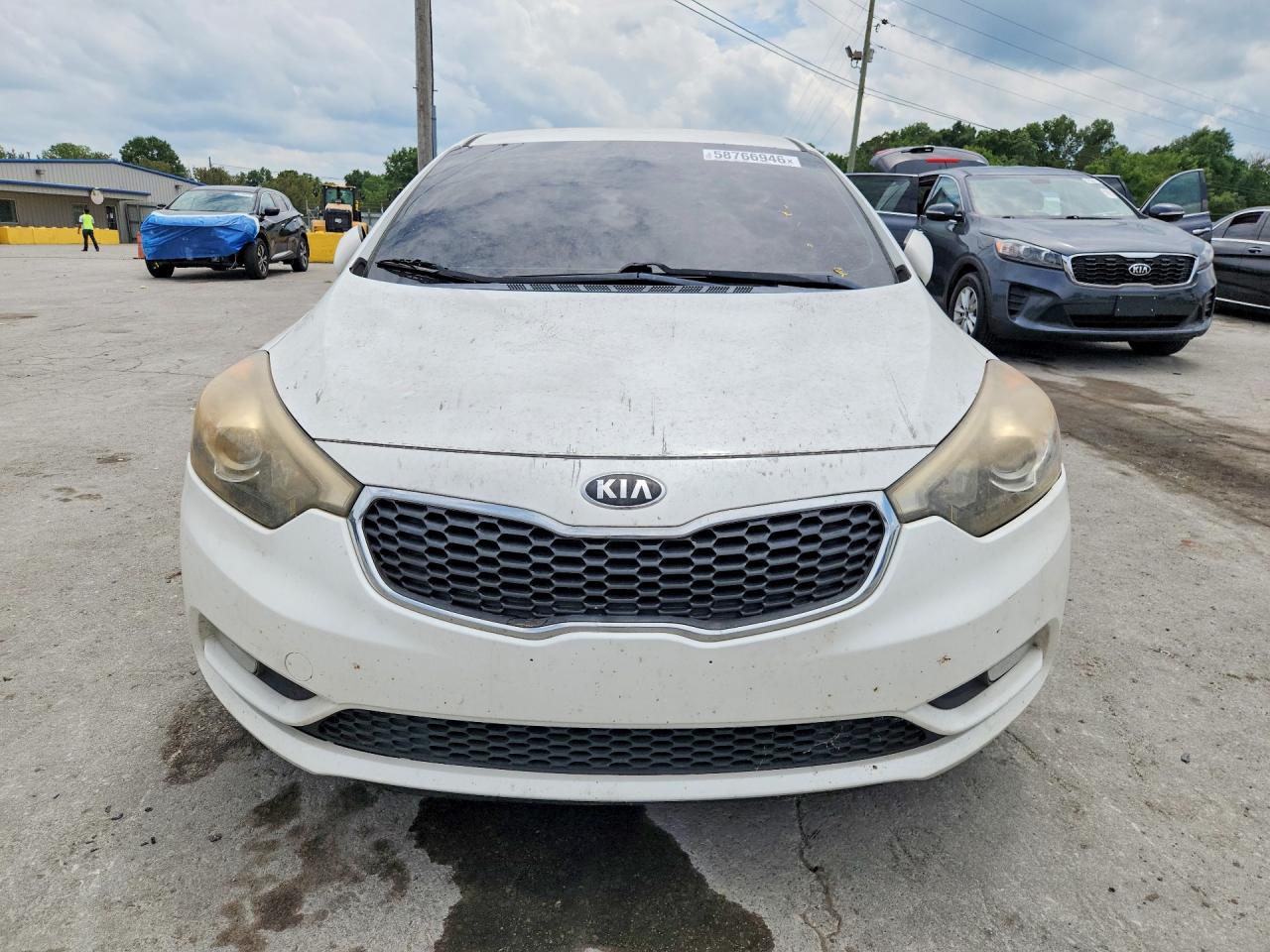2014 Kia Forte Ex White vin: KNAFX4A89E5052090