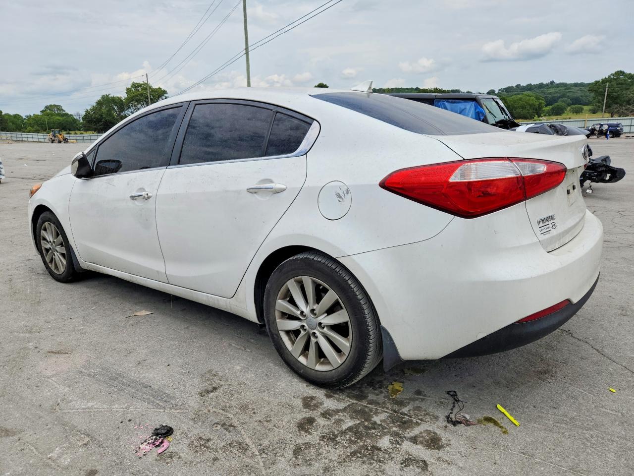 2014 Kia Forte Ex White vin: KNAFX4A89E5052090