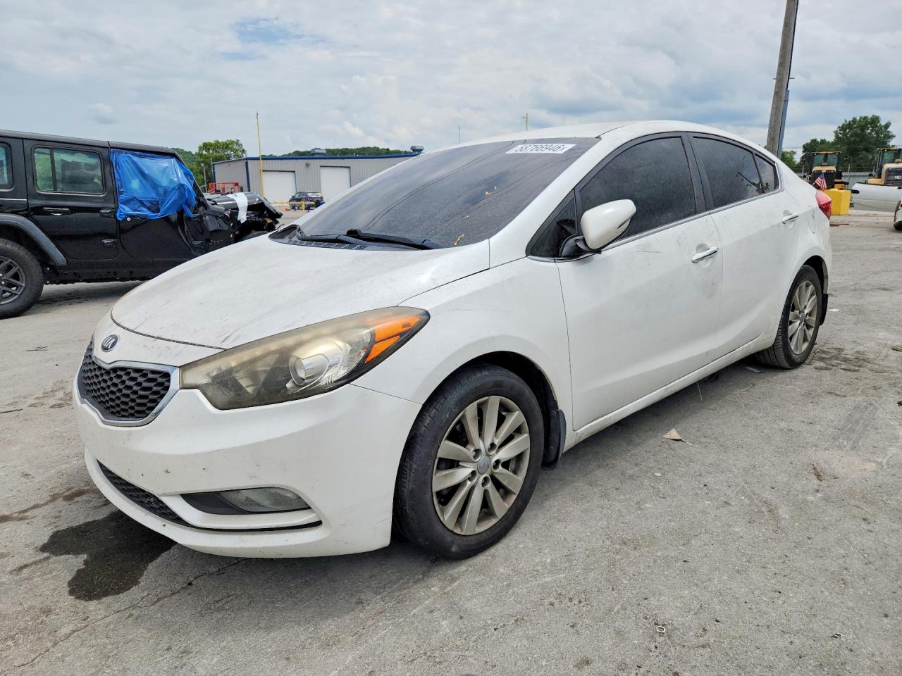 2014 Kia Forte Ex White vin: KNAFX4A89E5052090