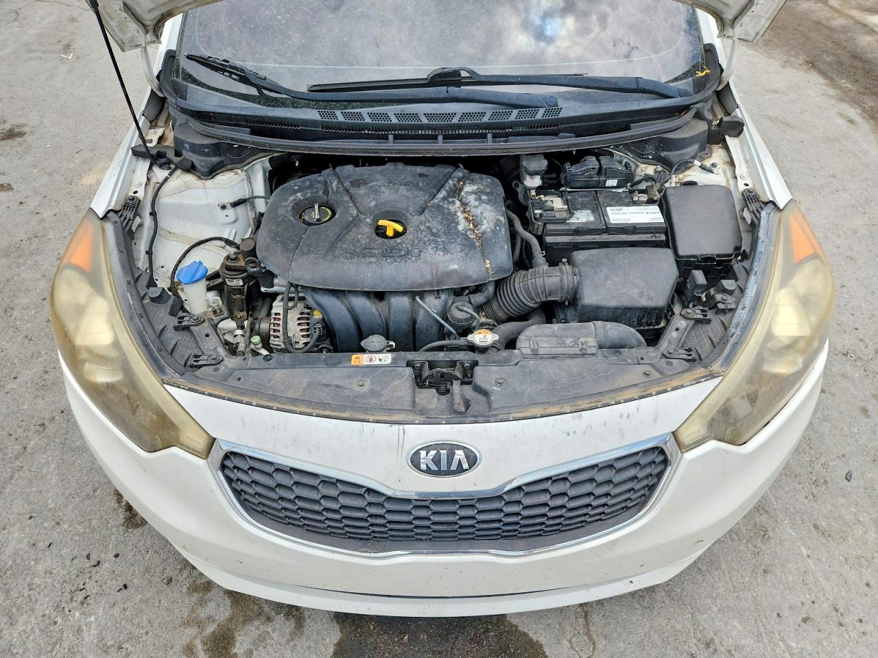 2014 Kia Forte Ex White vin: KNAFX4A89E5052090