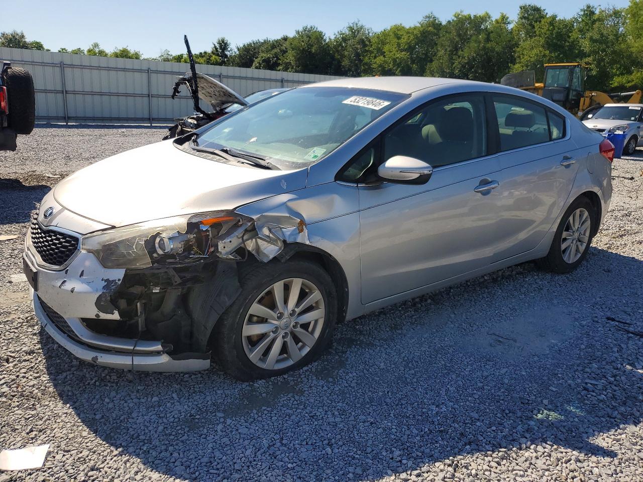 2014 Kia Forte Ex Silver vin: KNAFX4A89E5056611