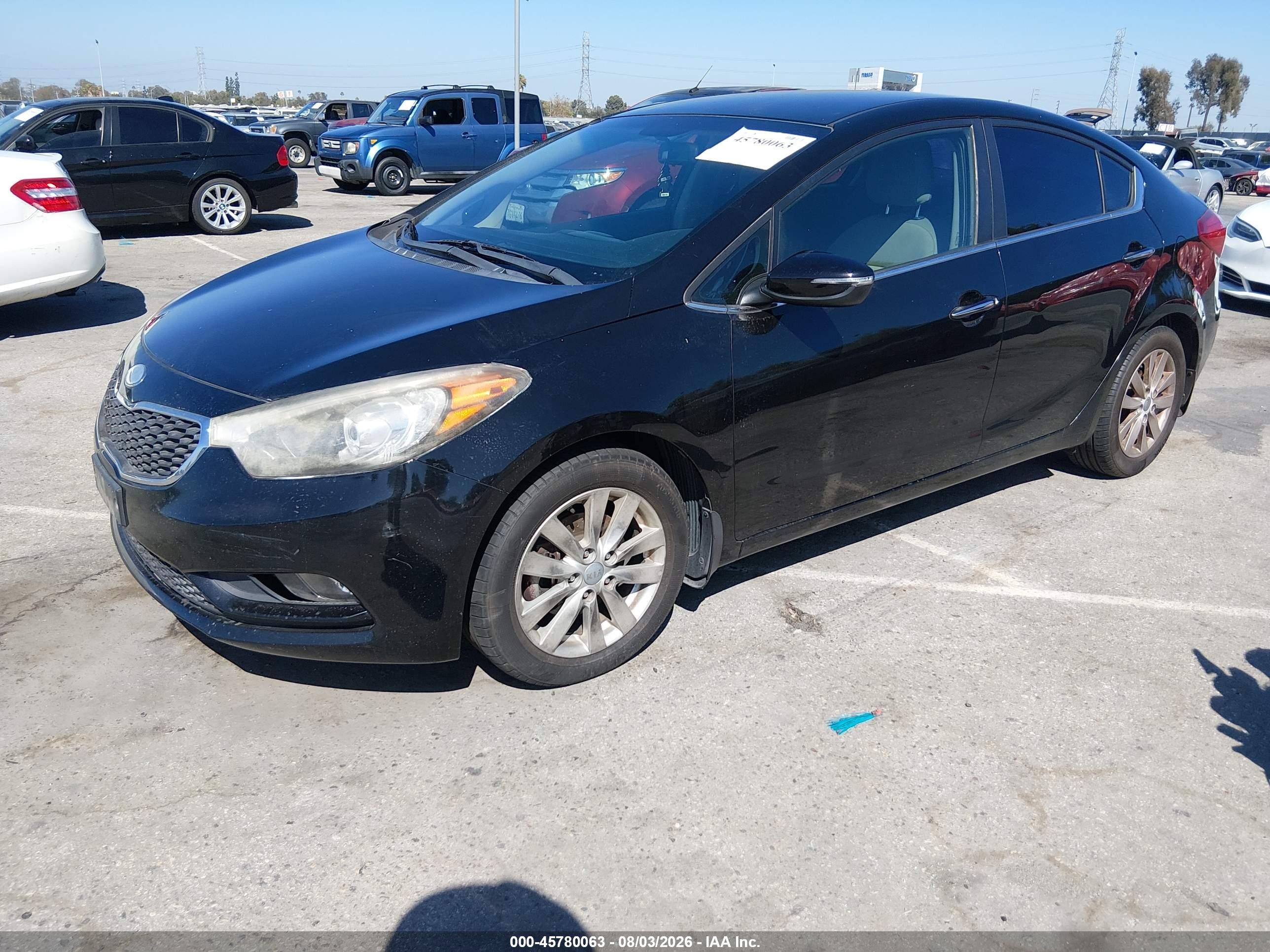 2014 Kia Forte Ex Black vin: KNAFX4A89E5105872