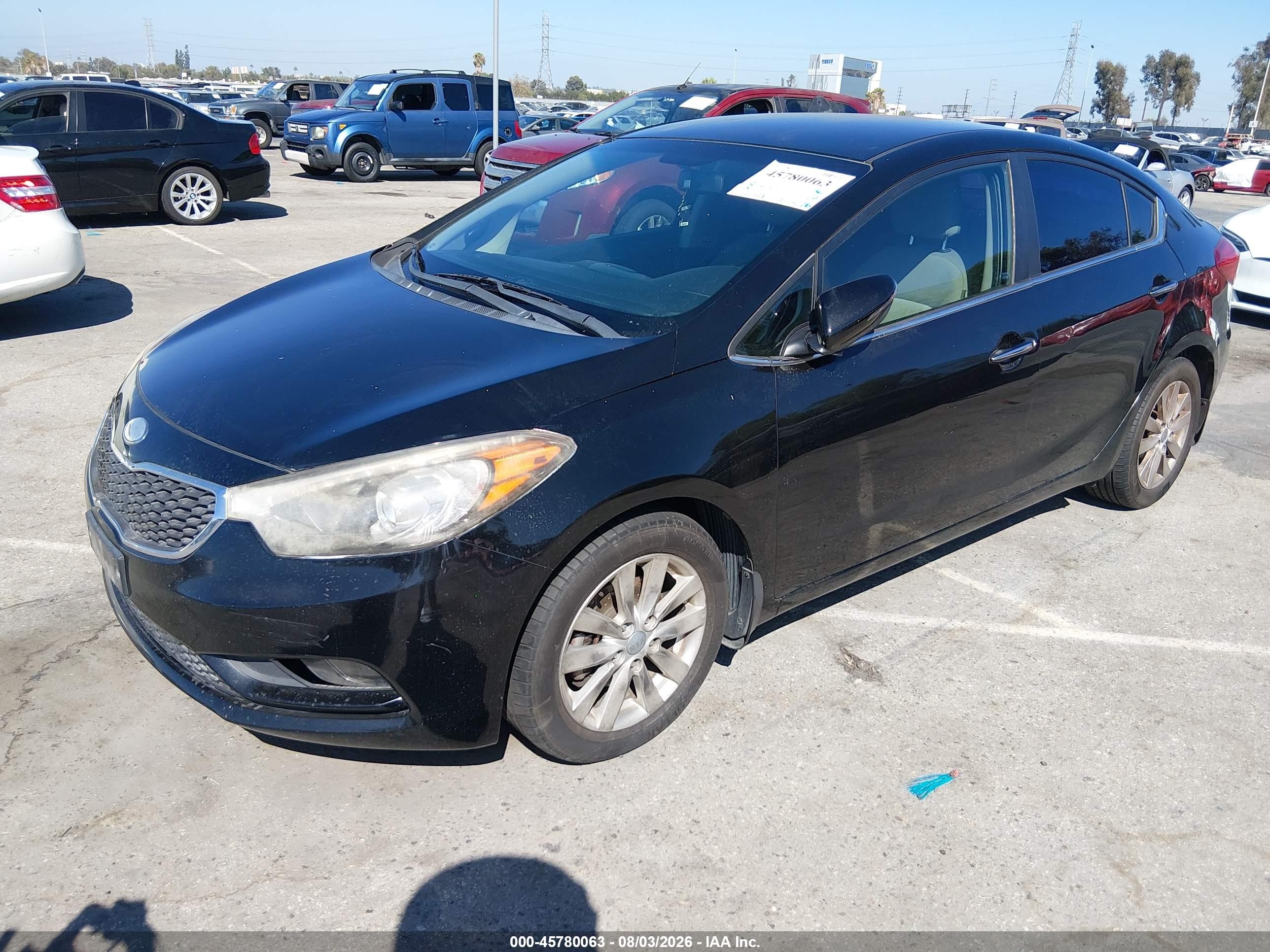 2014 Kia Forte Ex Black vin: KNAFX4A89E5105872