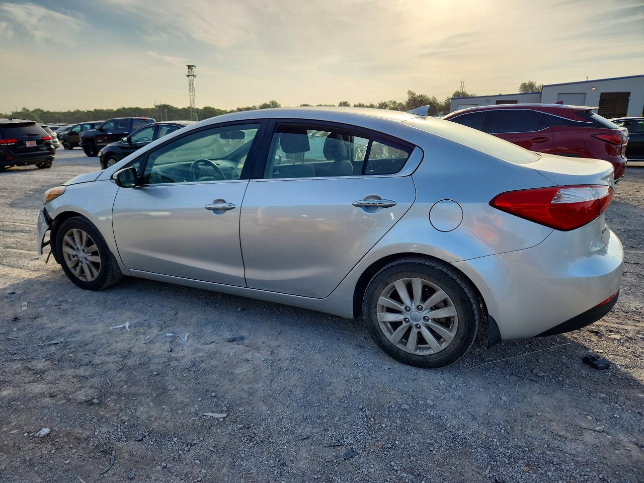 2014 Kia Forte Ex Silver vin: KNAFX4A89E5123689