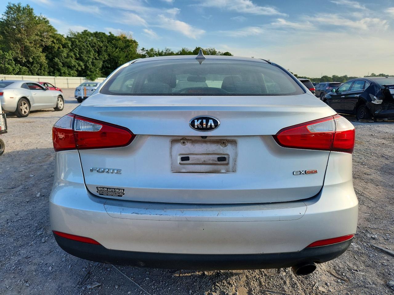 2014 Kia Forte Ex Silver vin: KNAFX4A89E5123689