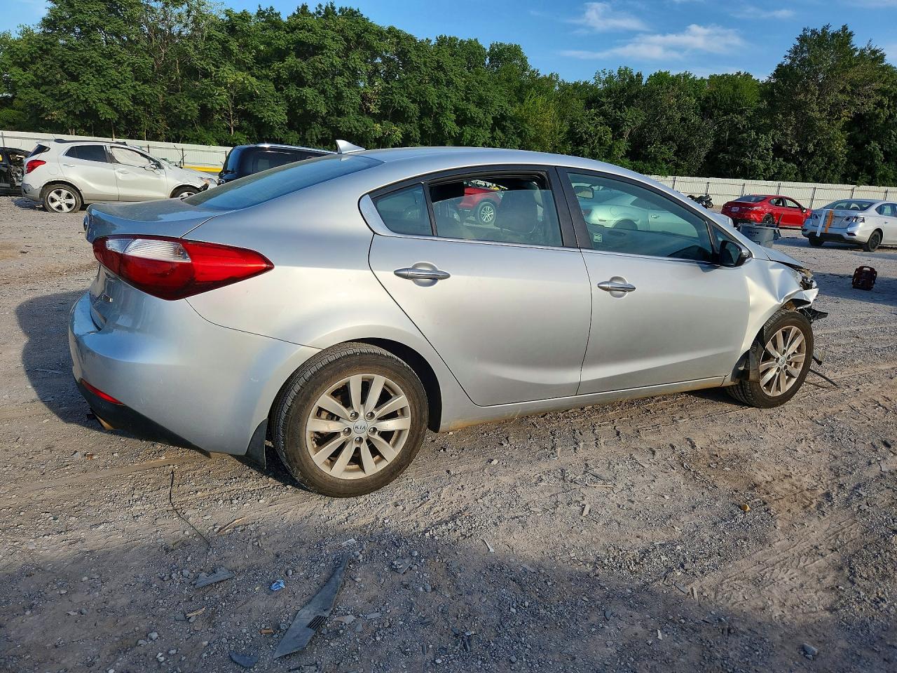 2014 Kia Forte Ex Silver vin: KNAFX4A89E5123689