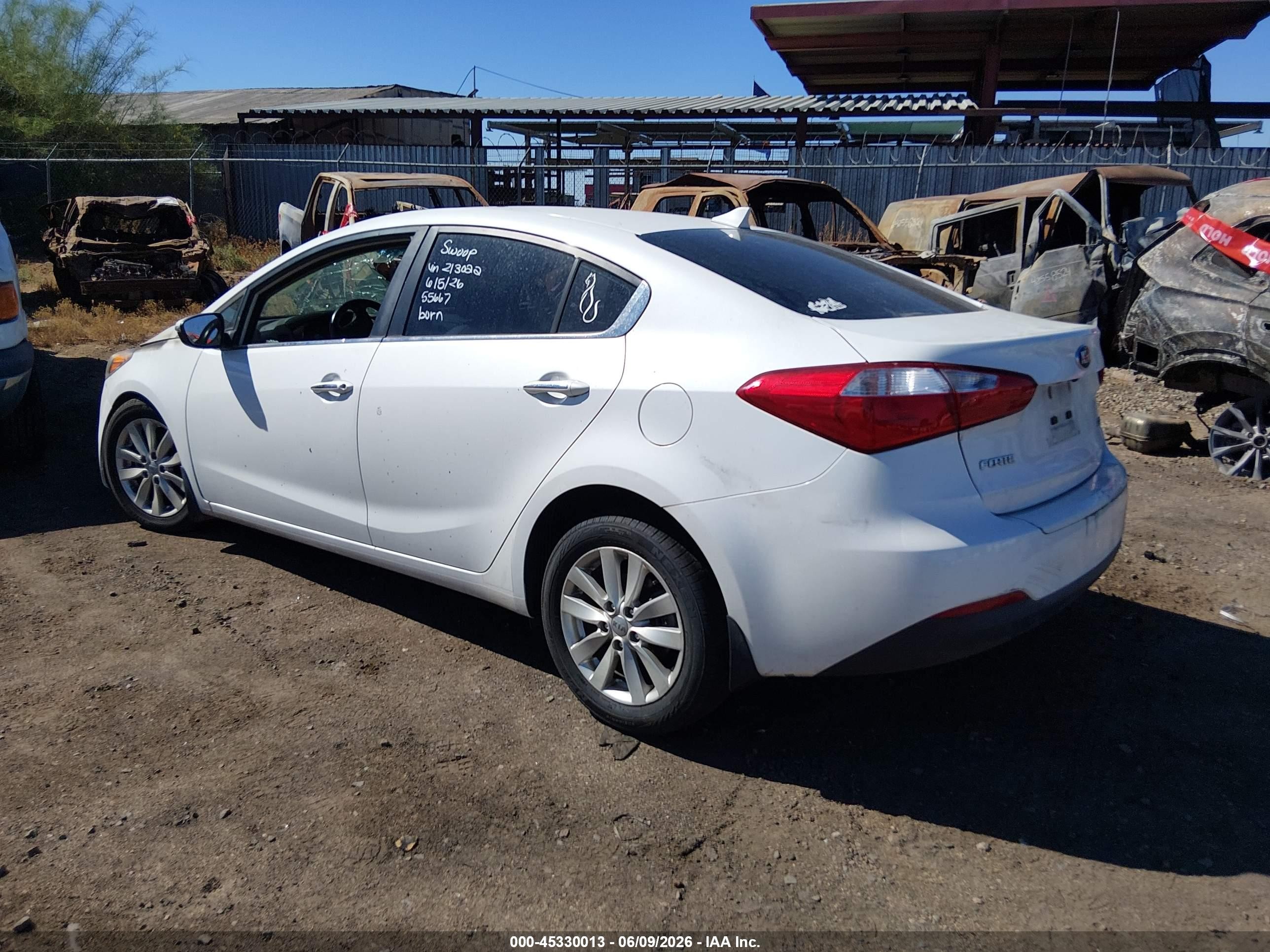 2014 Kia Forte Ex White vin: KNAFX4A89E5213022