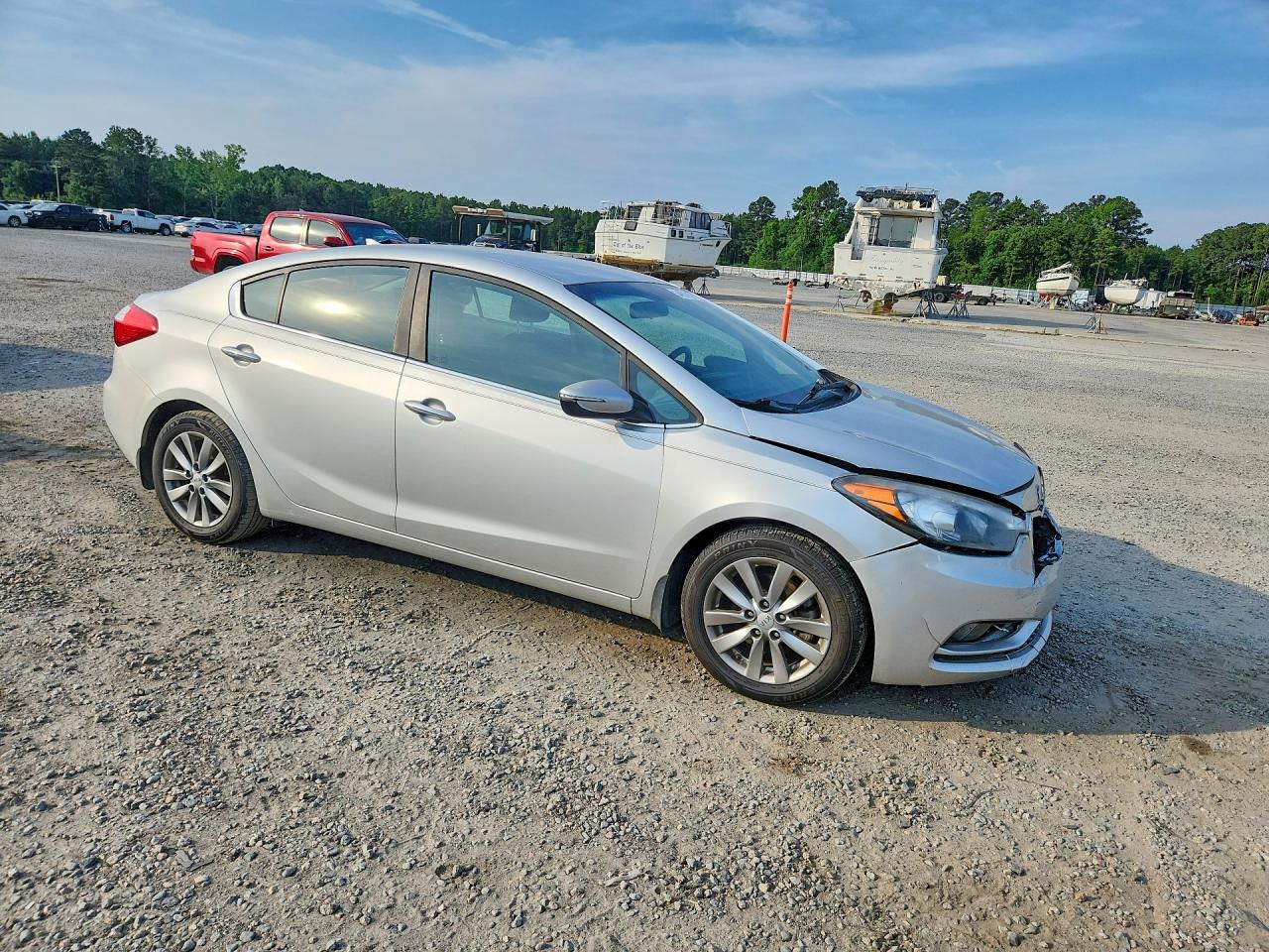 2015 Kia Forte Ex Gray vin: KNAFX4A89F5284156