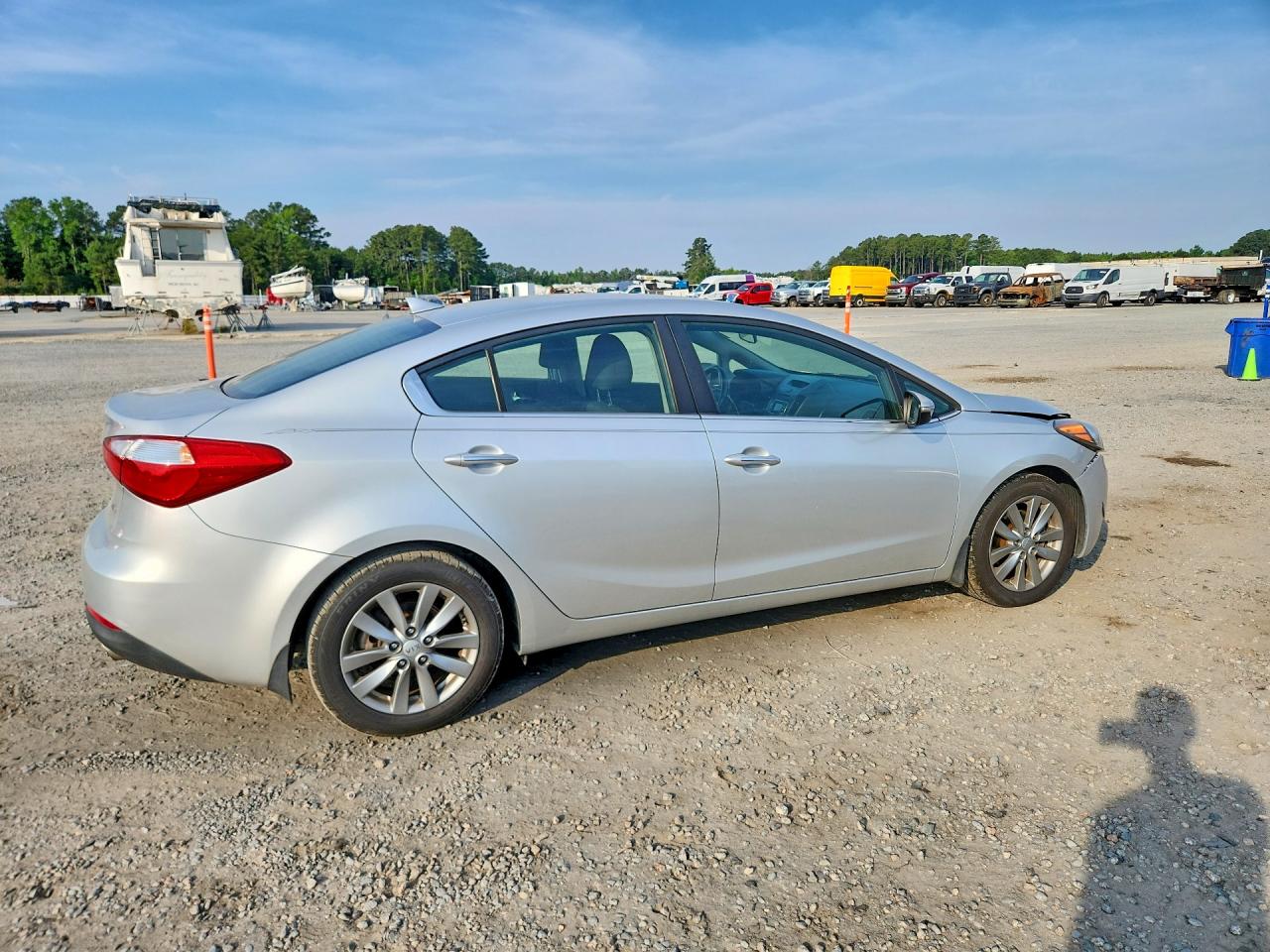 2015 Kia Forte Ex Gray vin: KNAFX4A89F5284156