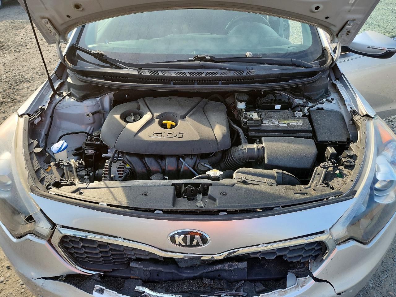 2015 Kia Forte Ex Gray vin: KNAFX4A89F5284156