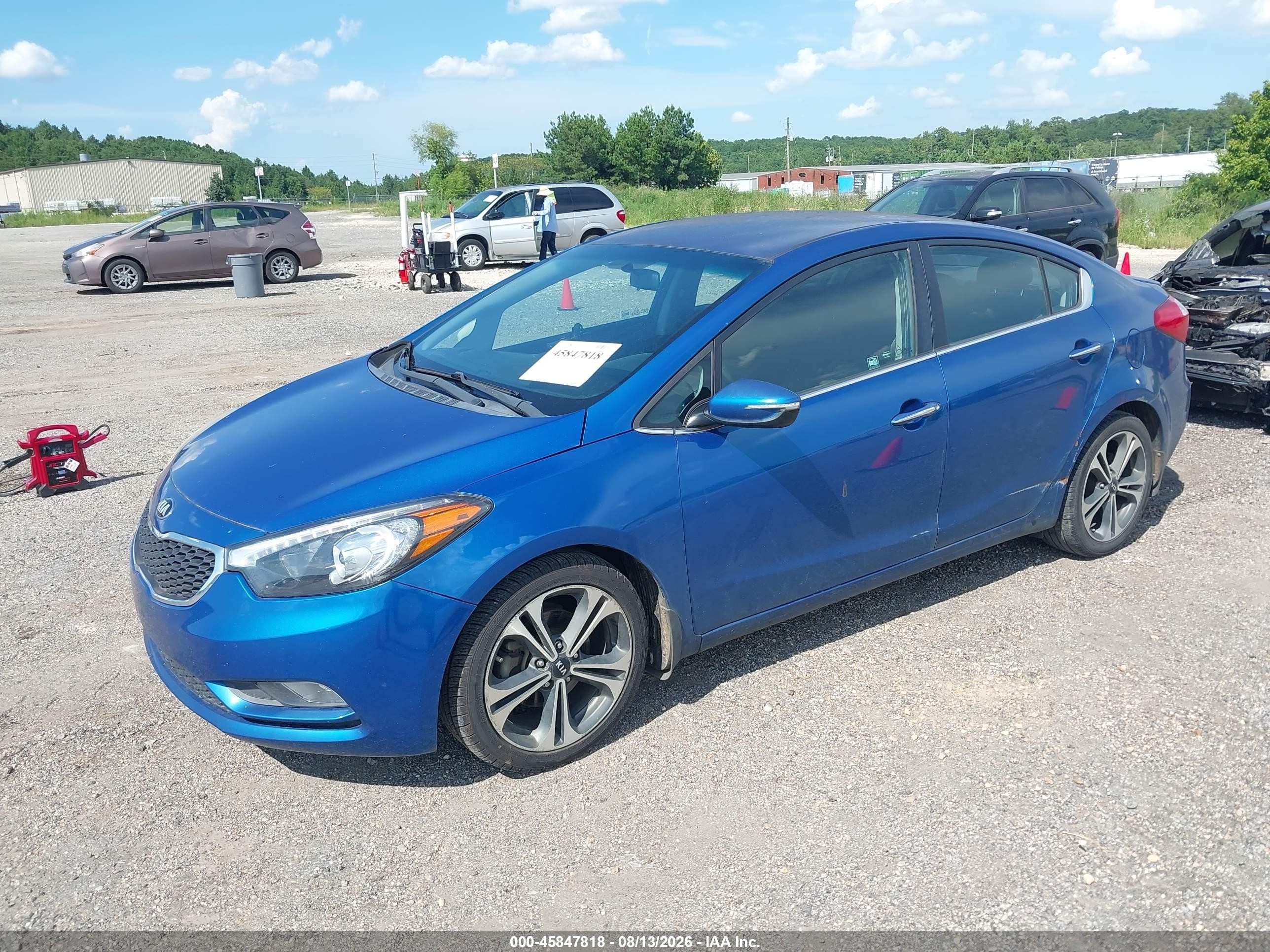 2015 Kia Forte Ex Blue vin: KNAFX4A89F5316197