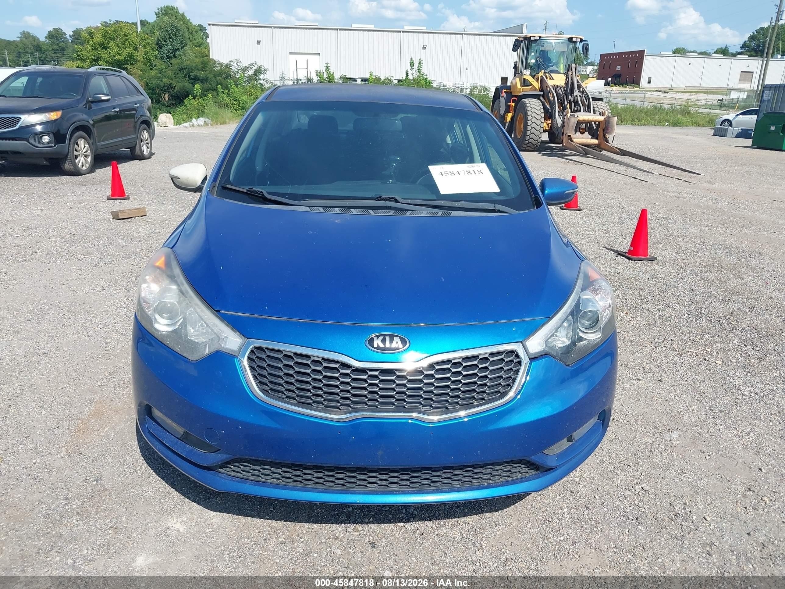 2015 Kia Forte Ex Blue vin: KNAFX4A89F5316197