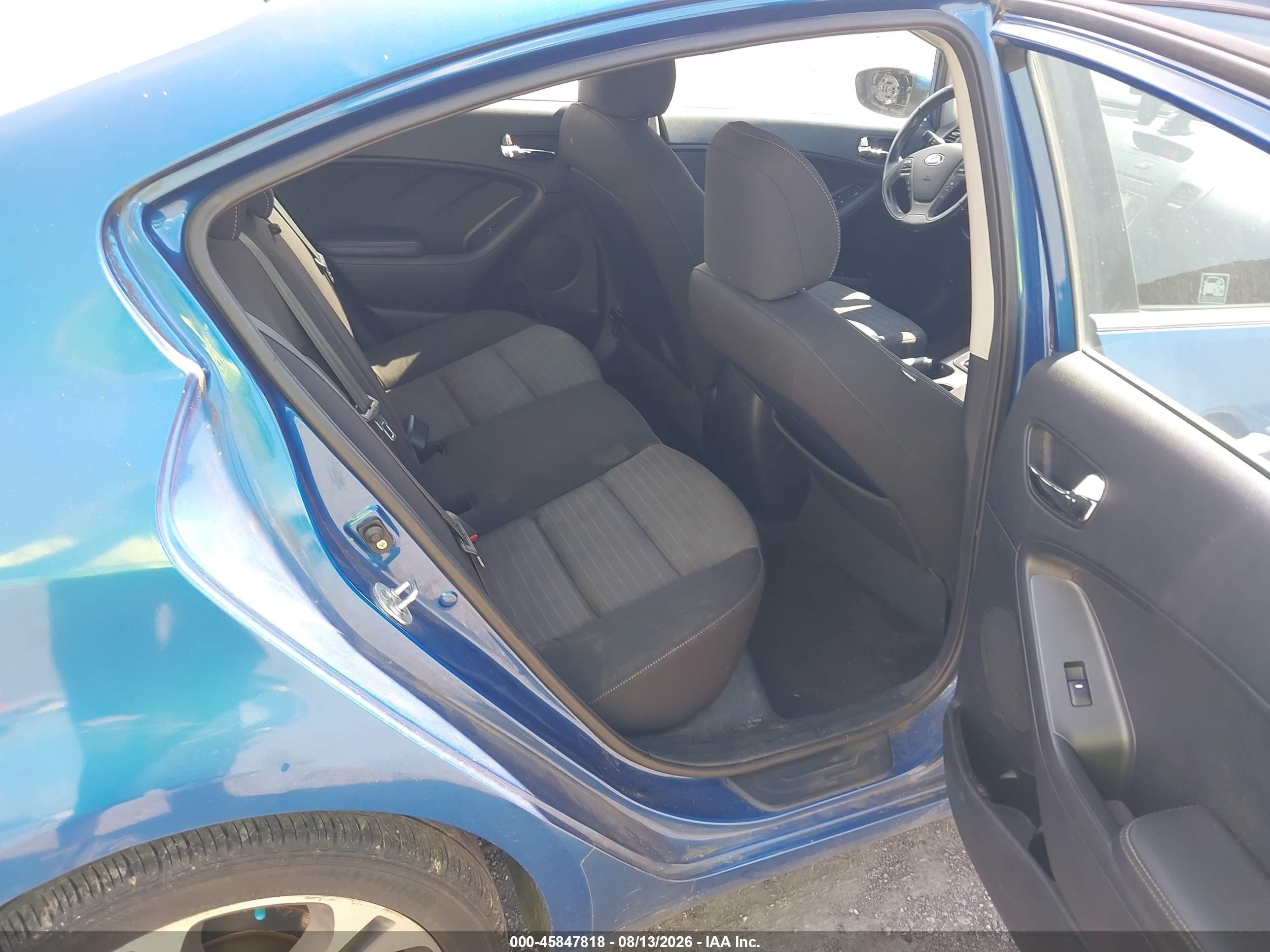 2015 Kia Forte Ex Blue vin: KNAFX4A89F5316197