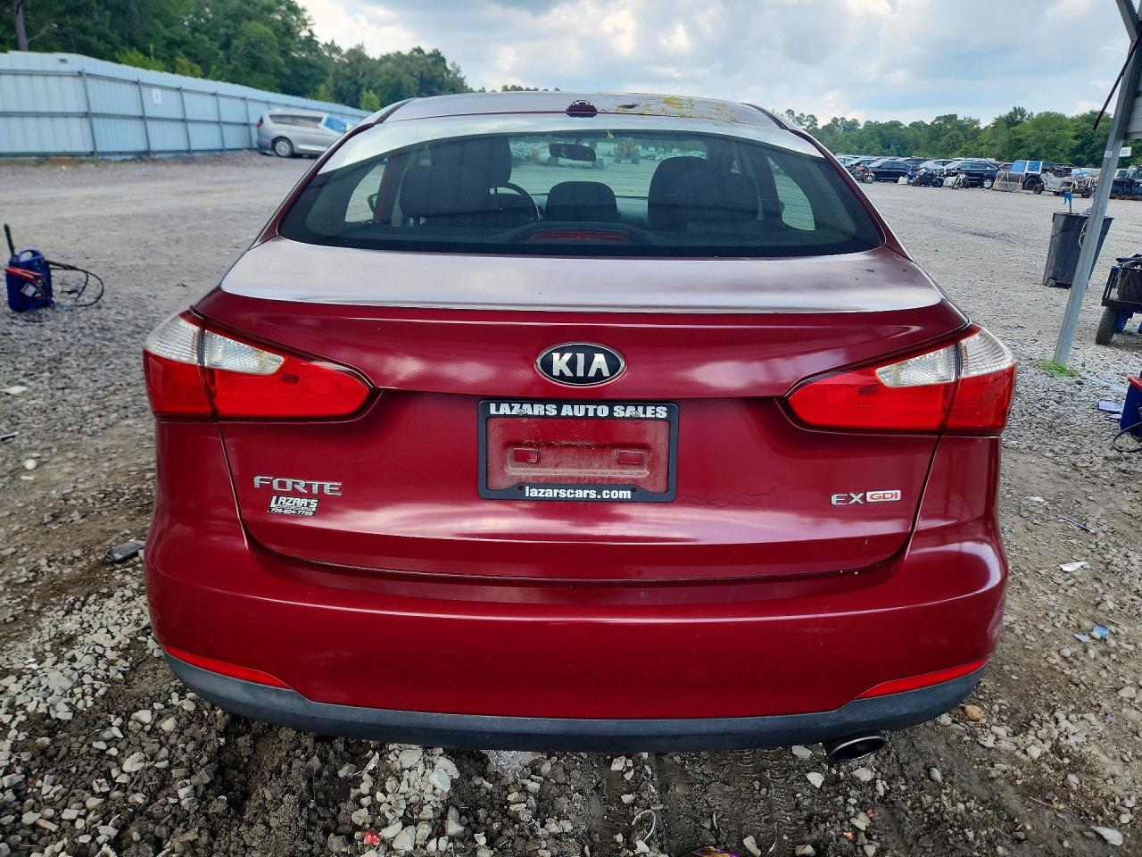 2015 Kia Forte Ex Red vin: KNAFX4A89F5371376