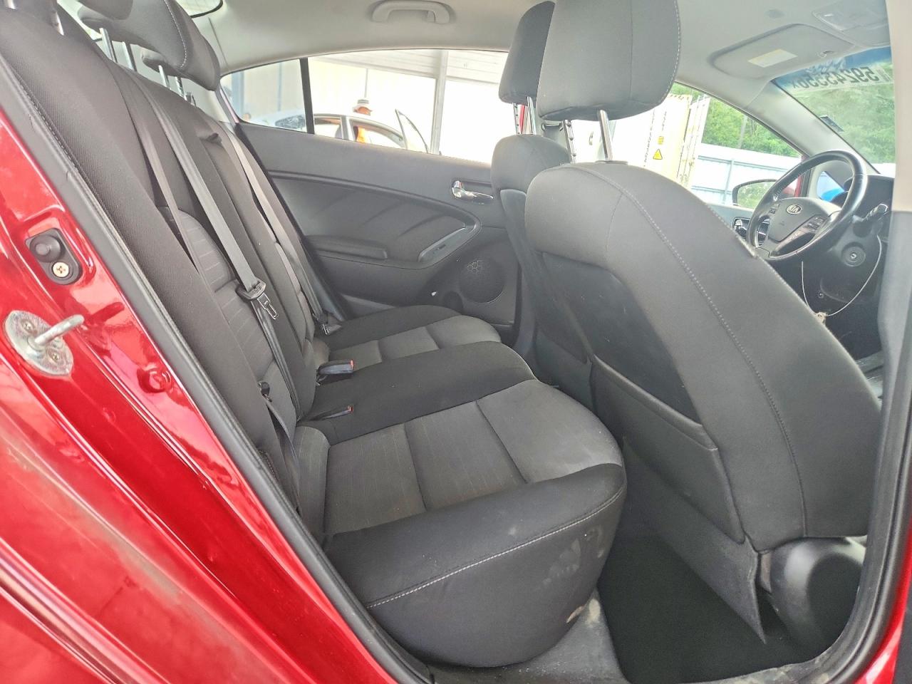 2015 Kia Forte Ex Red vin: KNAFX4A89F5371376