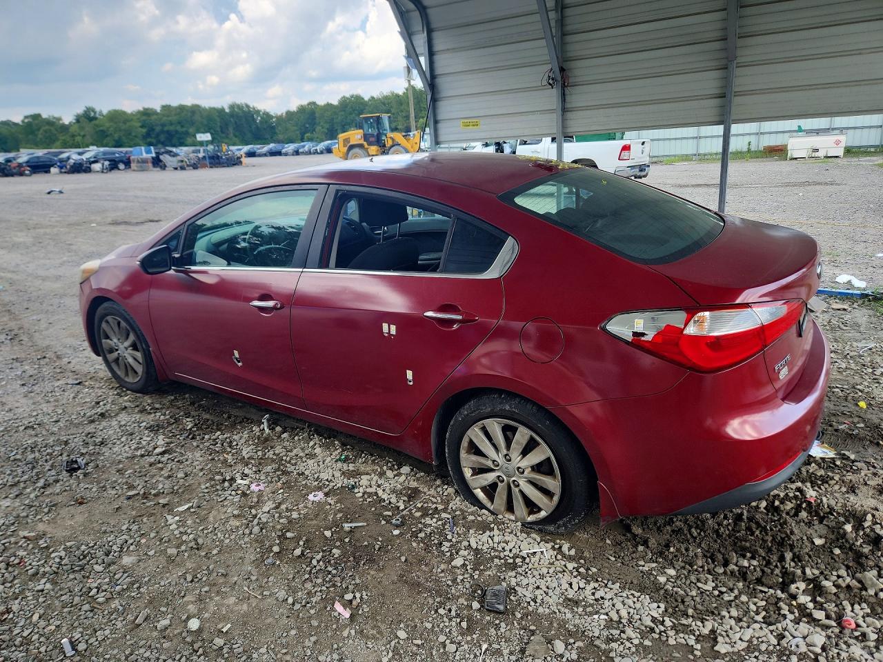 2015 Kia Forte Ex Red vin: KNAFX4A89F5371376