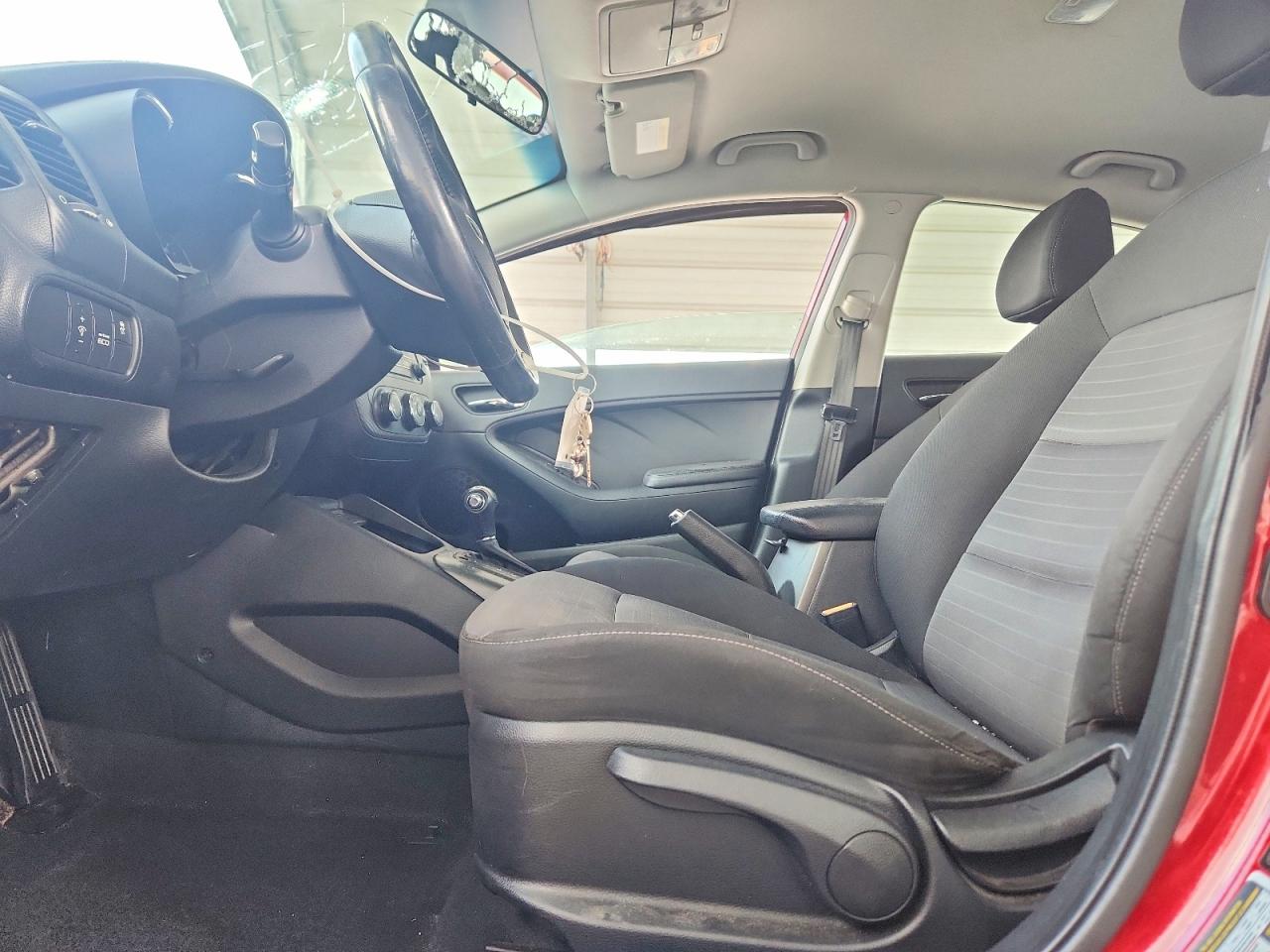 2015 Kia Forte Ex Red vin: KNAFX4A89F5371376