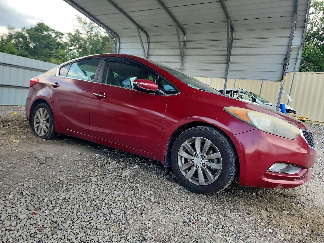 2015 Kia Forte Ex Red vin: KNAFX4A89F5371376