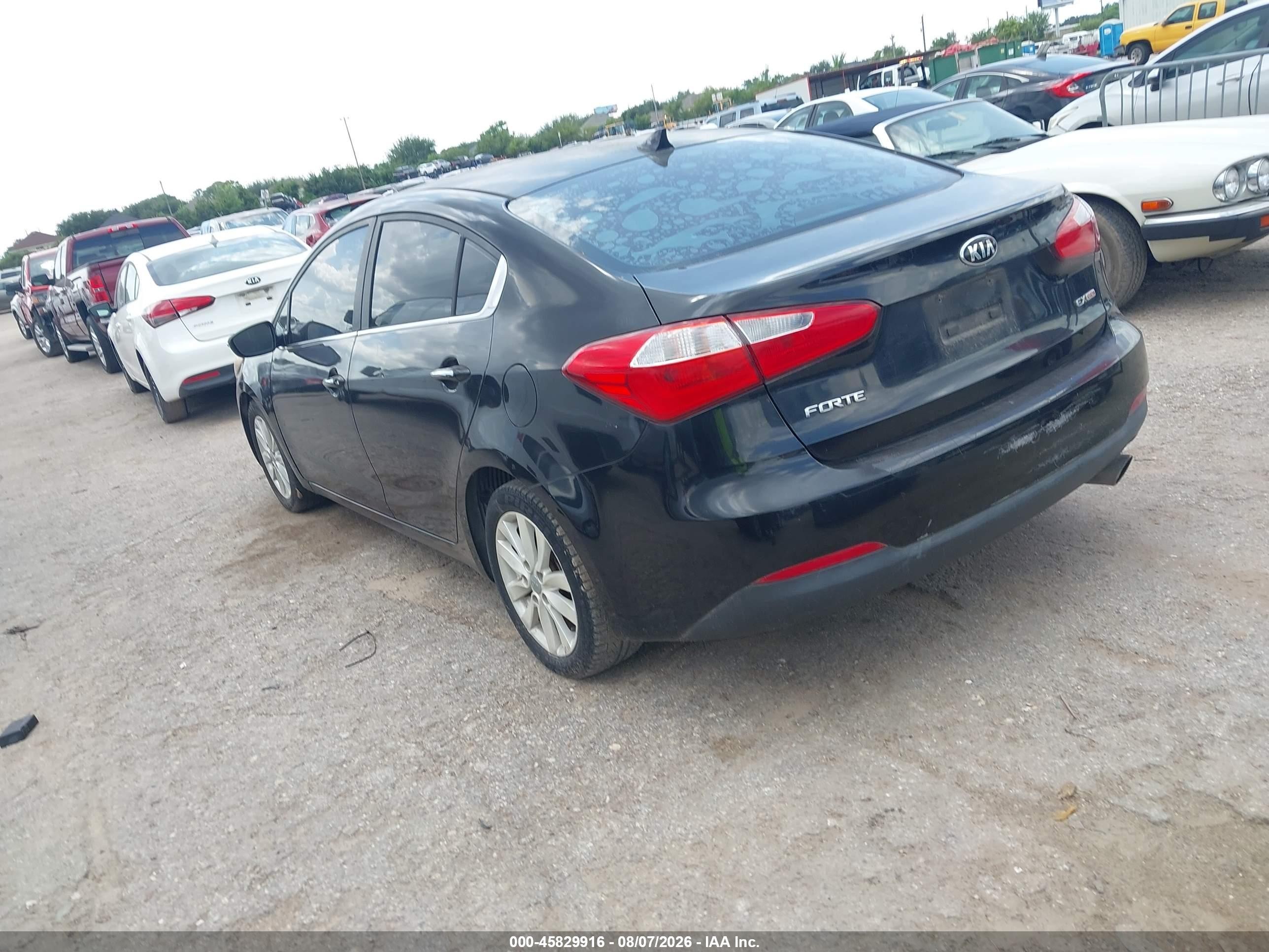 2015 Kia Forte Ex Black vin: KNAFX4A89F5392180