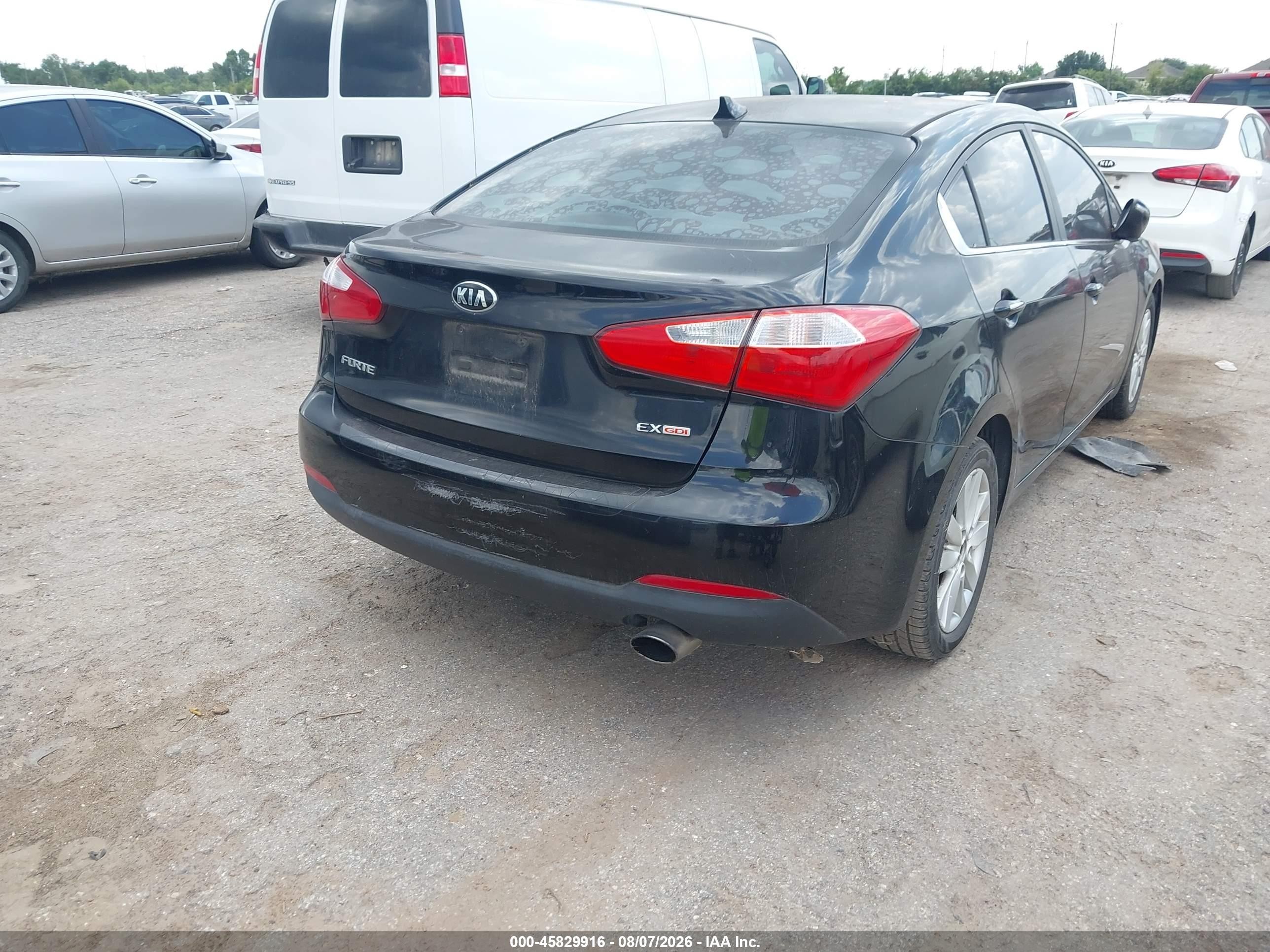 2015 Kia Forte Ex Black vin: KNAFX4A89F5392180