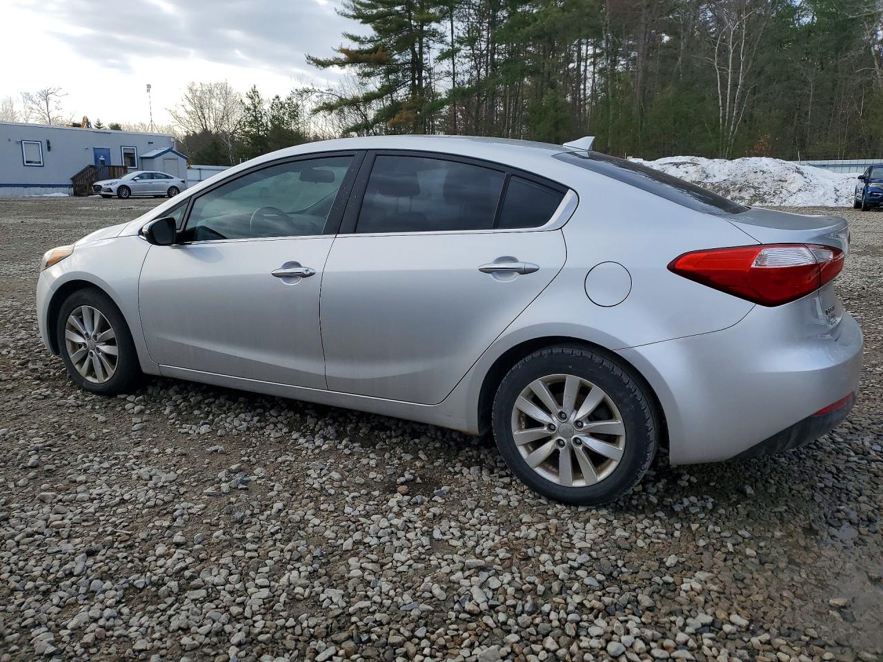 2014 Kia Forte Ex Silver vin: KNAFX4A8XE5049019
