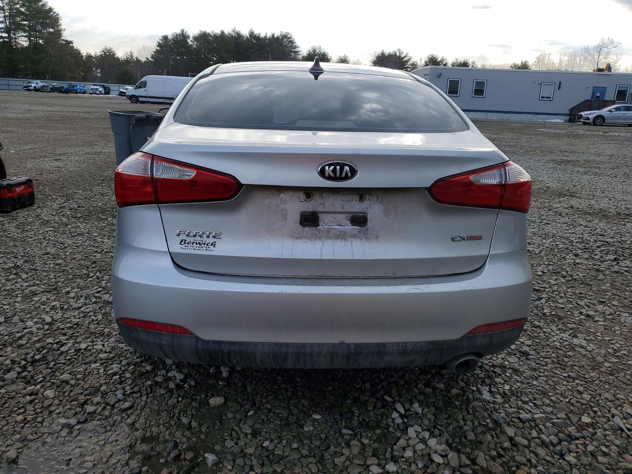2014 Kia Forte Ex Silver vin: KNAFX4A8XE5049019
