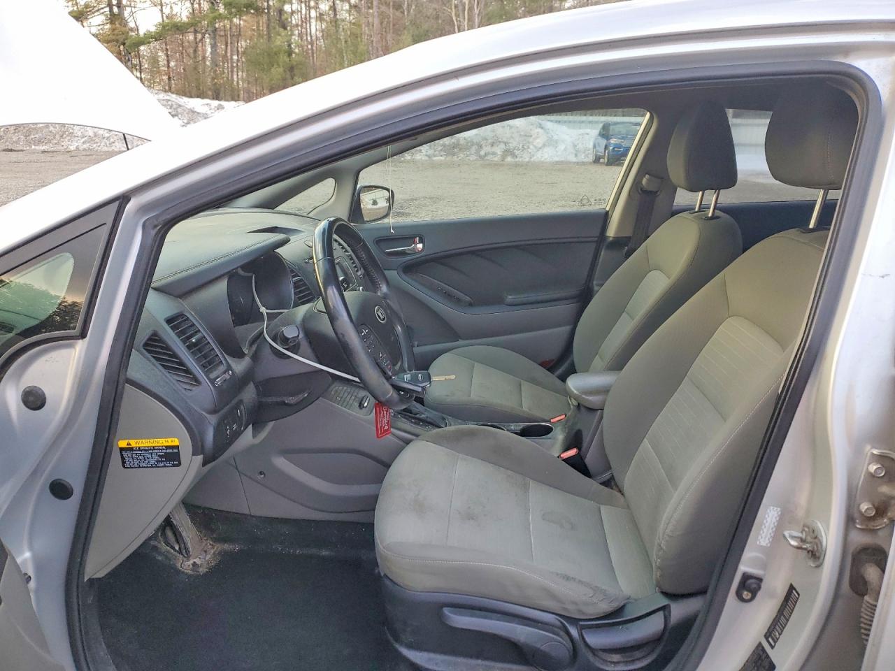 2014 Kia Forte Ex Silver vin: KNAFX4A8XE5049019