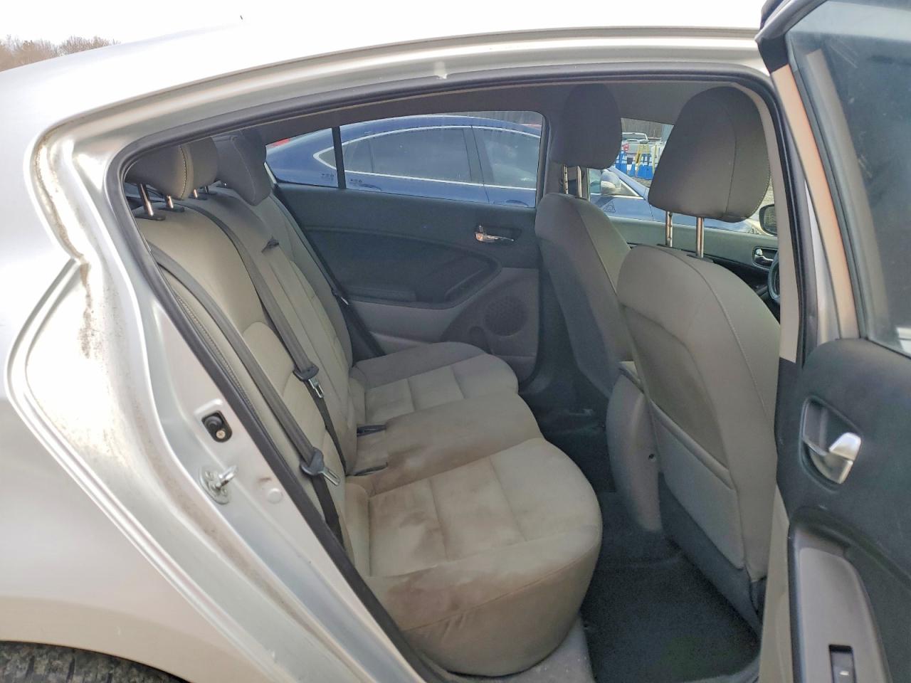 2014 Kia Forte Ex Silver vin: KNAFX4A8XE5049019
